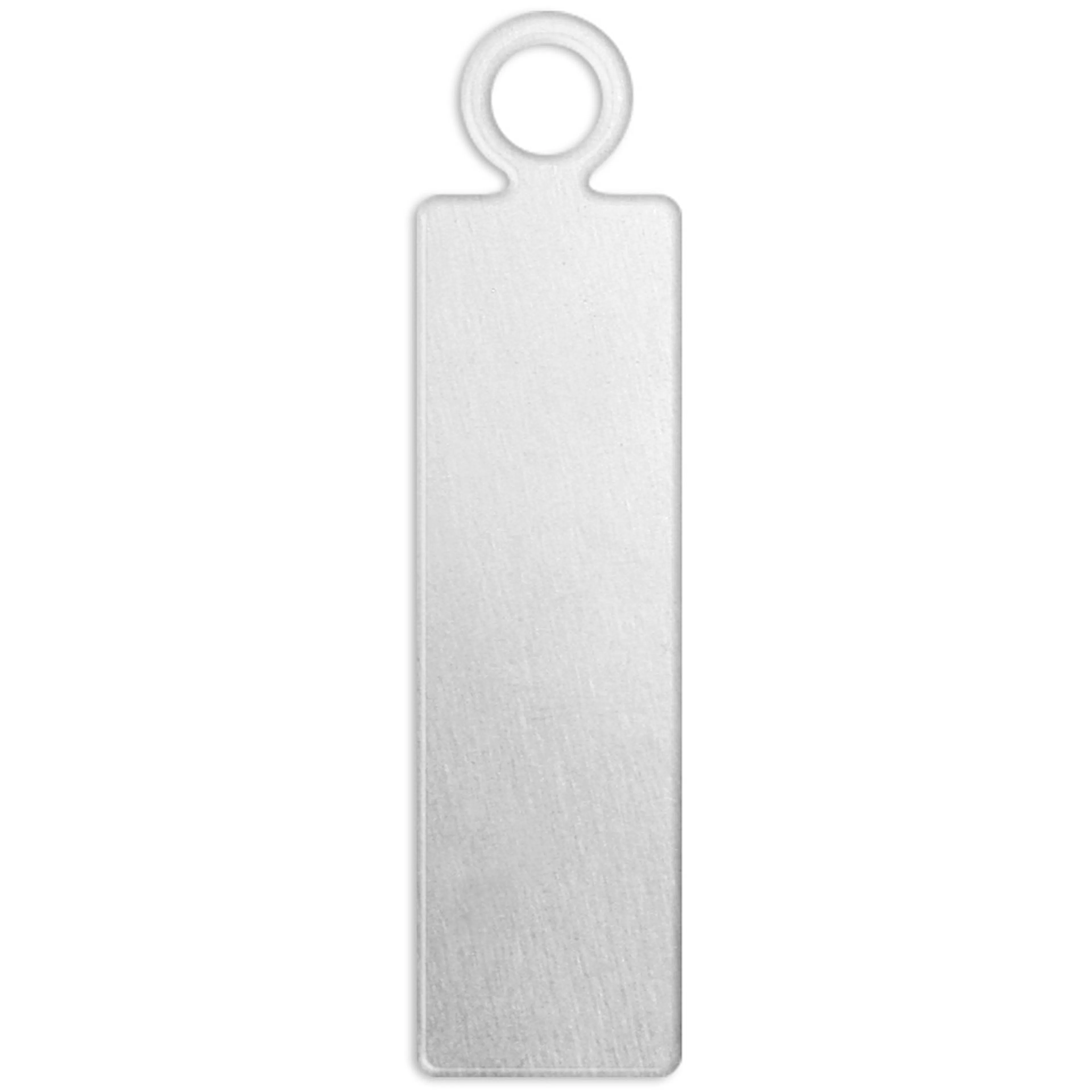 Tag Creativ Company Aluminium Rektangel 20X5 mm Hullstr 1,9 mm Tykkelse 1,3 mm 20 Stk/1 Pk
