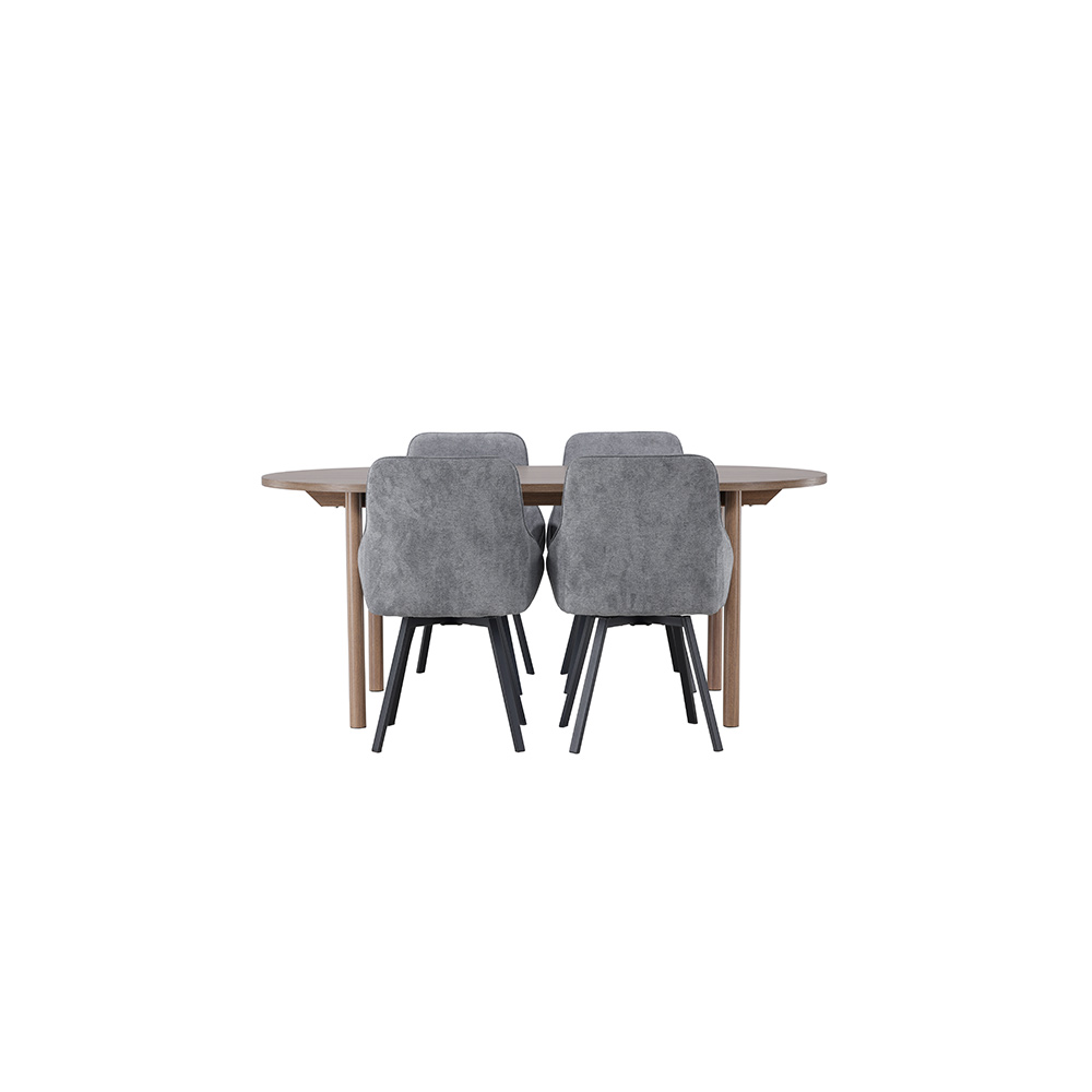 Spisegruppe Venture Home Andy med 4 stk Rosie Stoler