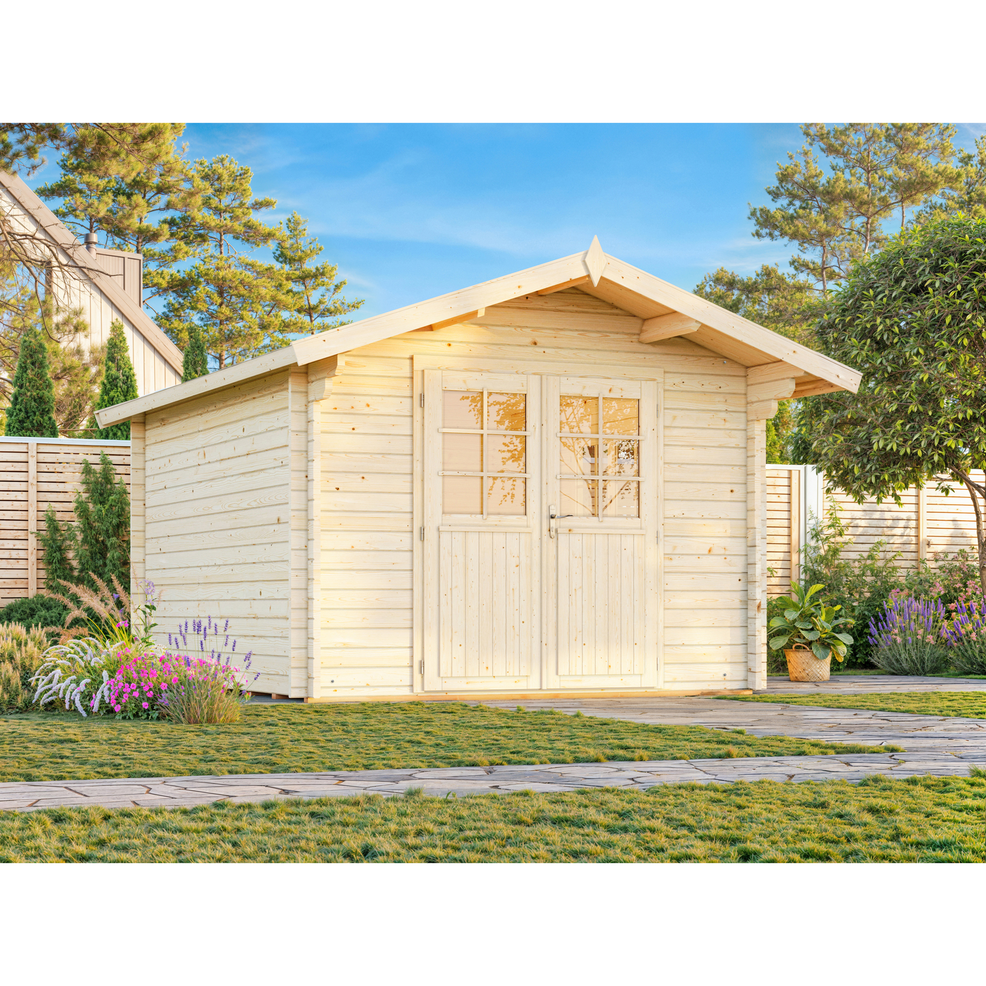 Anneks Palmako Sally 10,2 m2 med Shingel, Papp og Spiker