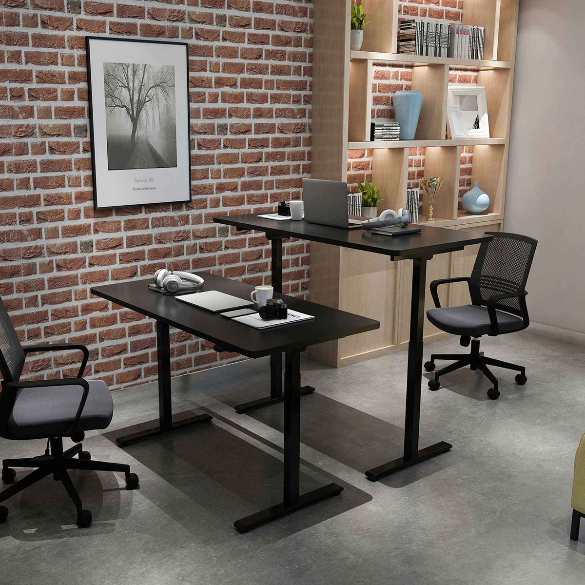 Skrivebord Lykke M100 140x70 cm Hev- og Senkbar