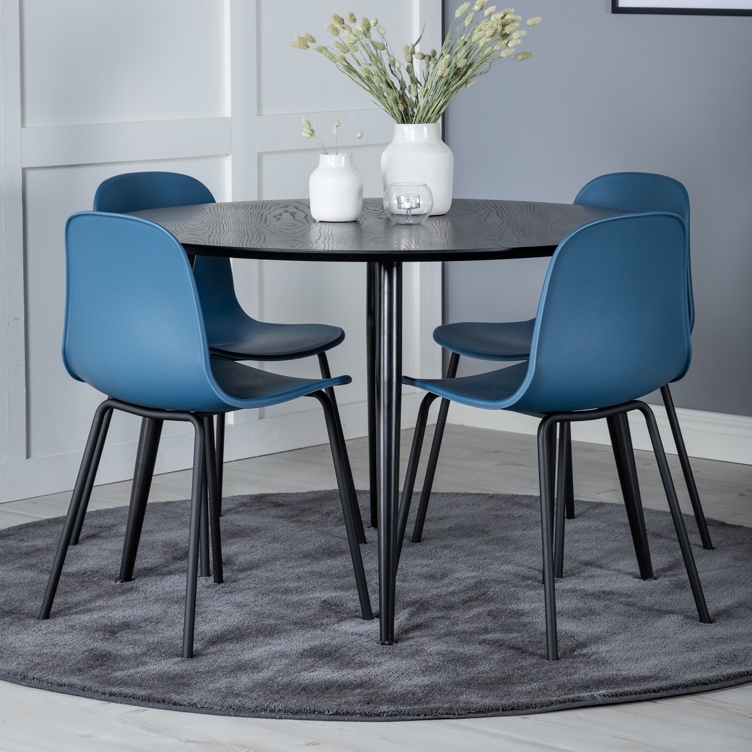 Spisegruppe Venture Home Dipp med 4 Arctic Stoler