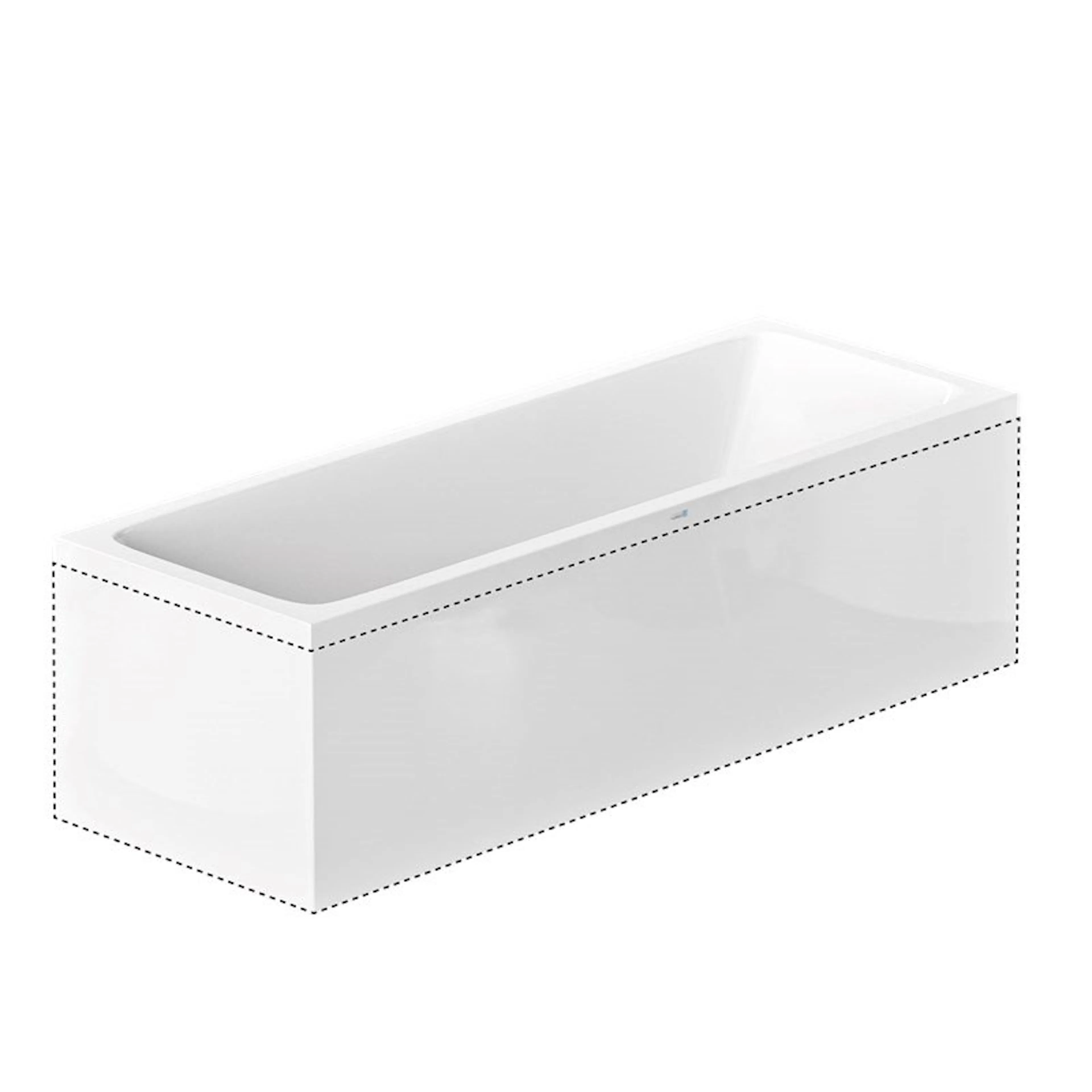 L-Panel Nordhem til Badekar Saltholmen