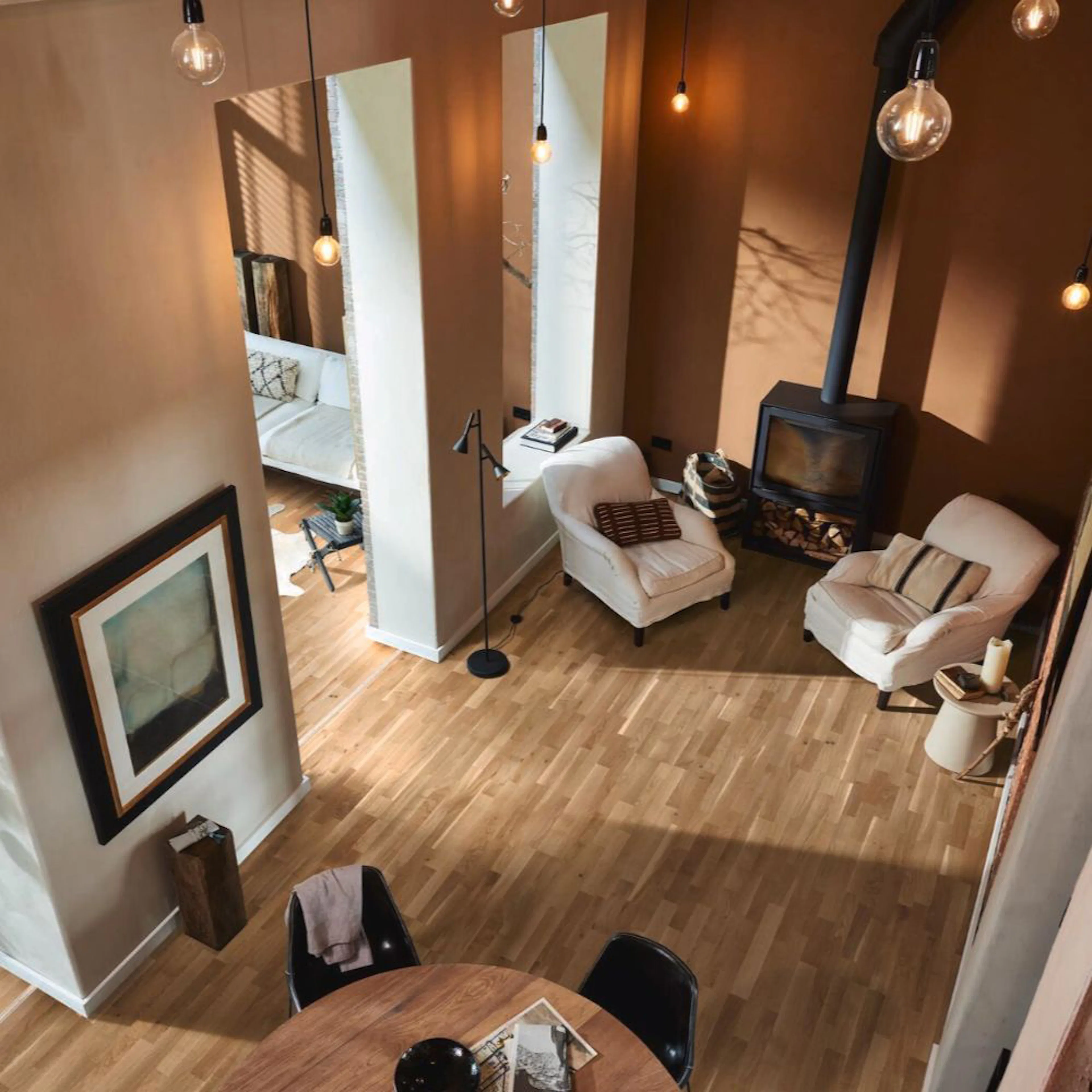 Parkettgolv MeisterParquet. longlife PC 200 Greige oak lively 09038