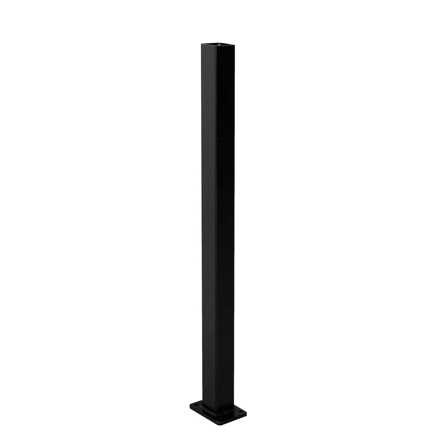 Stolpe Krifon Aluminium med Hatt Sort