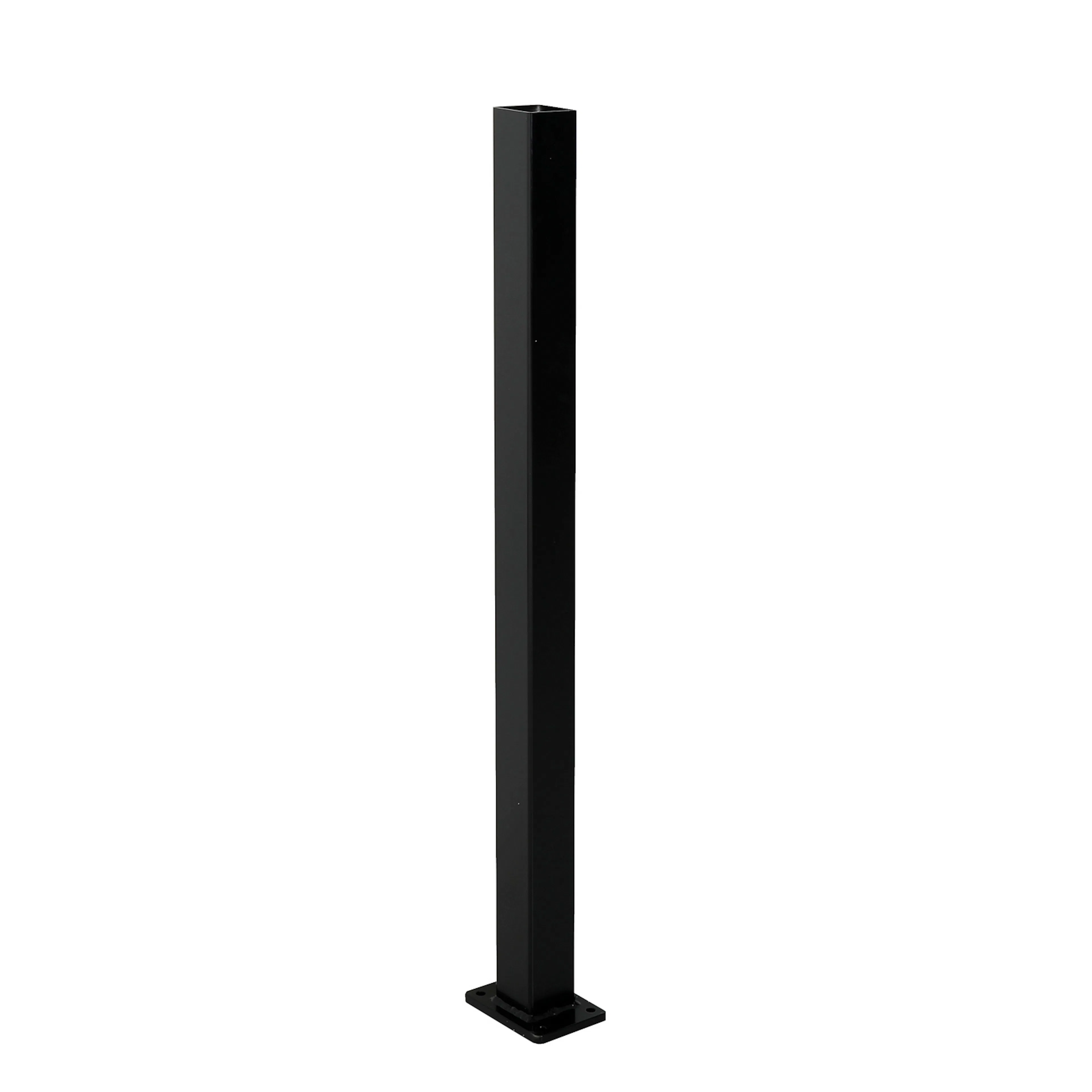 Stolpe Krifon Aluminium med Hatt Sort