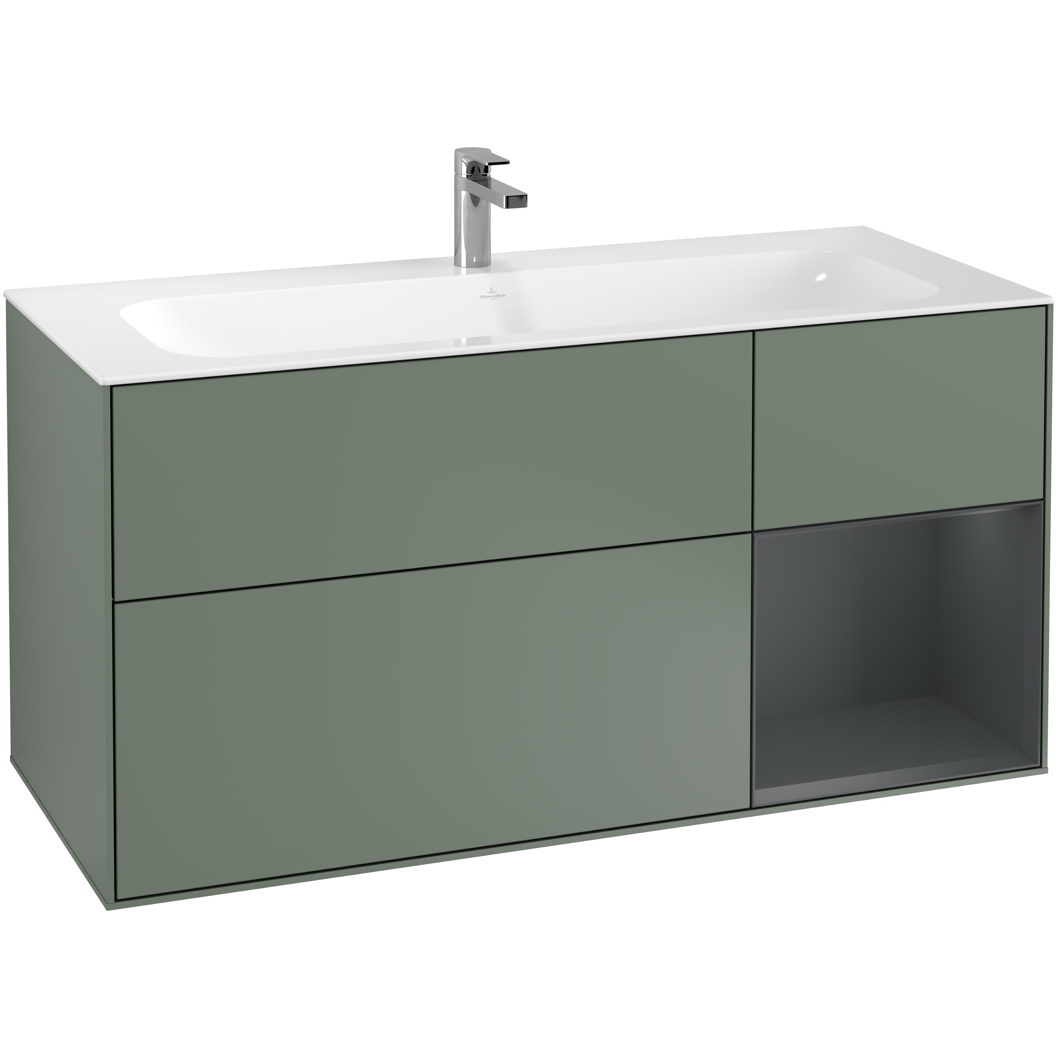 Tvättställsskåp Villeroy & Boch Finion med 3 Lådor och Hylla för Inbyggt Tvättställ