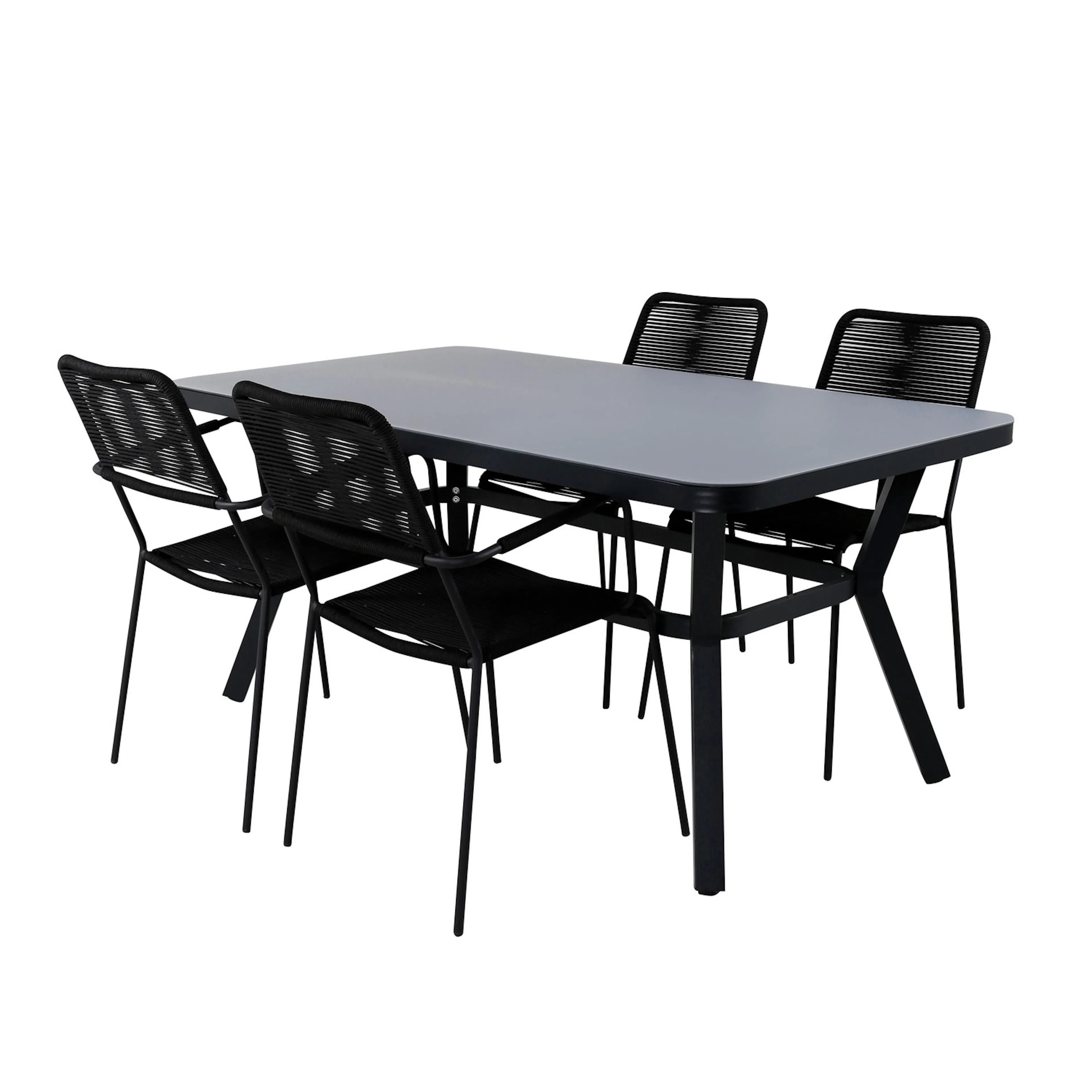 Spisegruppe Venture Home Vyn med 4 Lumi Spisestoler