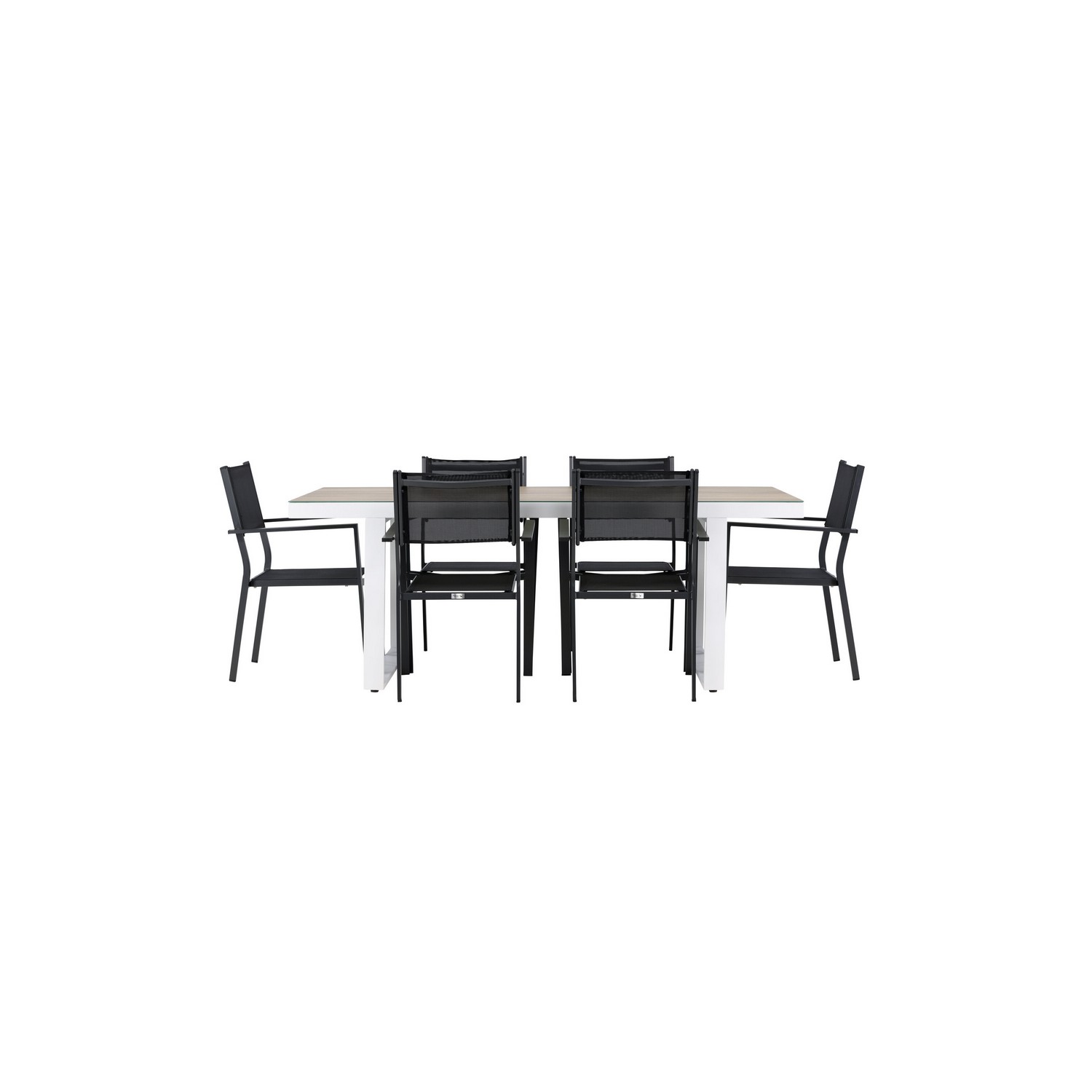 Hagegruppe Venture Home Merlo med 6 Copacabana Stoler