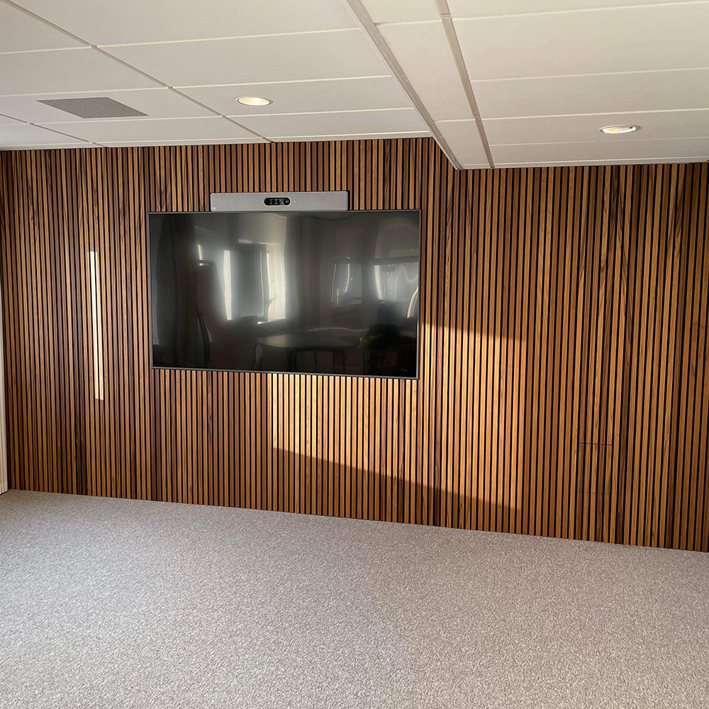 Akustikpanel Wood on wall Teak Oljad