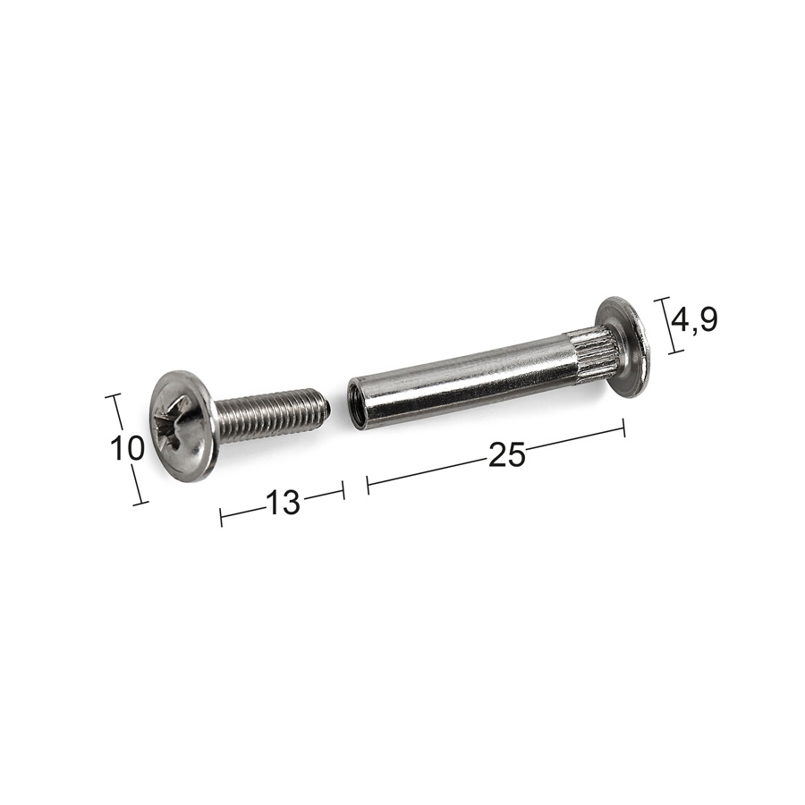 Forbindingsskrue Habo 2604