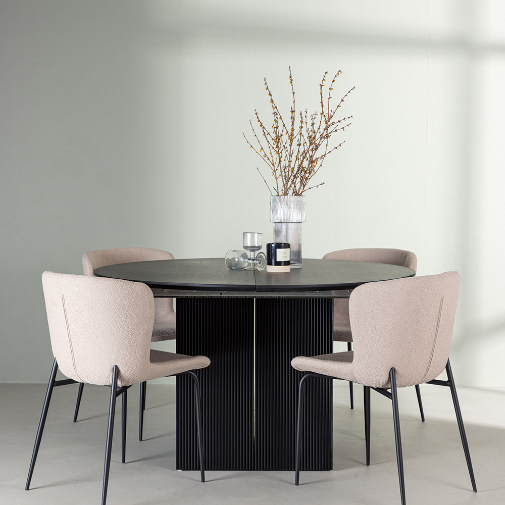 Spisegruppe Venture Home Matilda med 4 Modesto Stoler