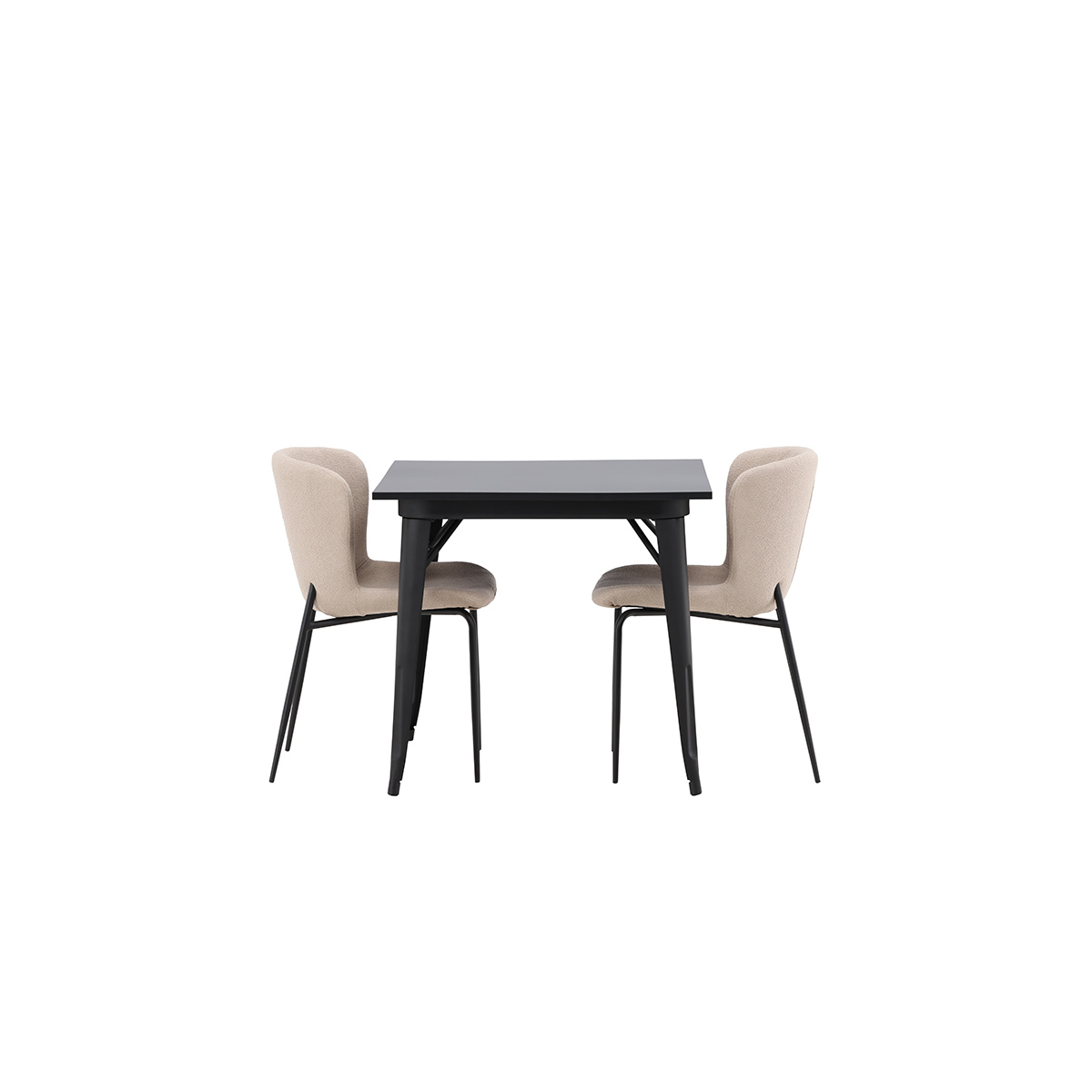 Spisegruppe Venture Home Tempe med 2 Modesto Stoler