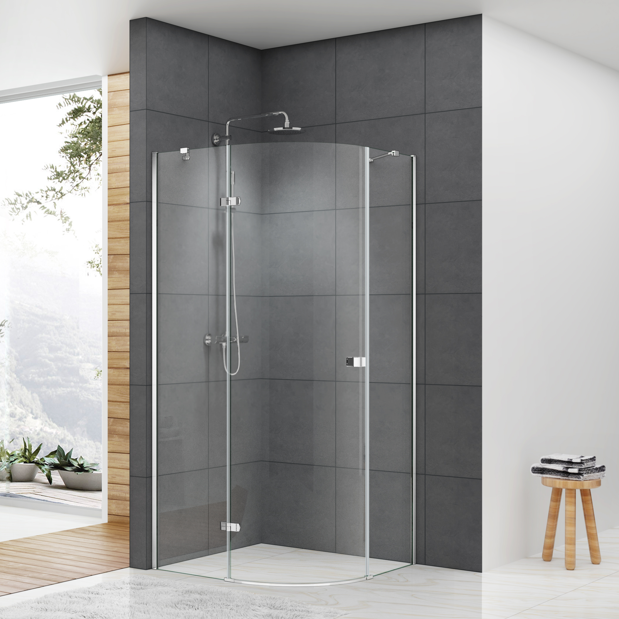 Dusjhjørne Bathlife Diskret