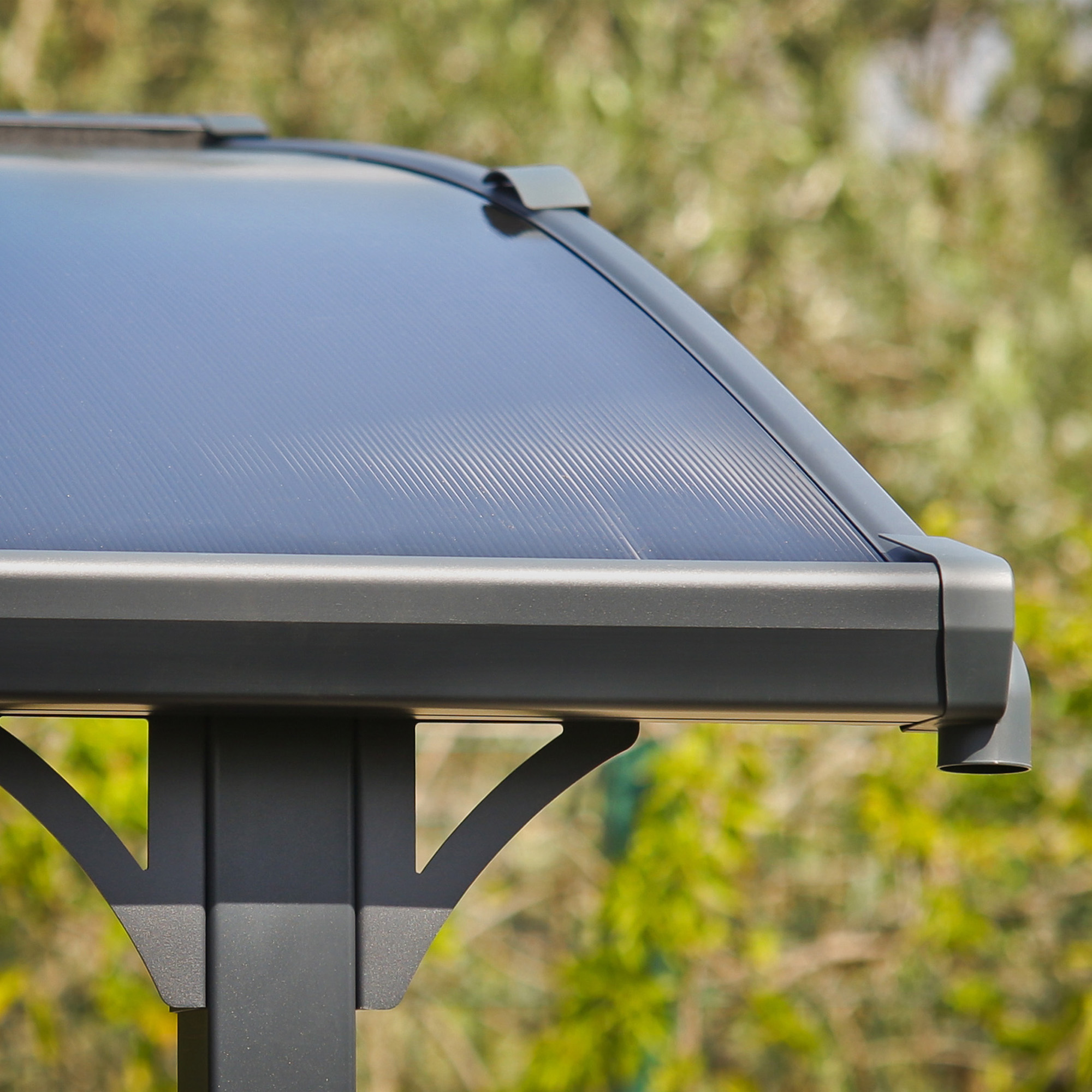 Carport Canopia av Palram Alpine i metall for bobiler 3,6x6,5 m