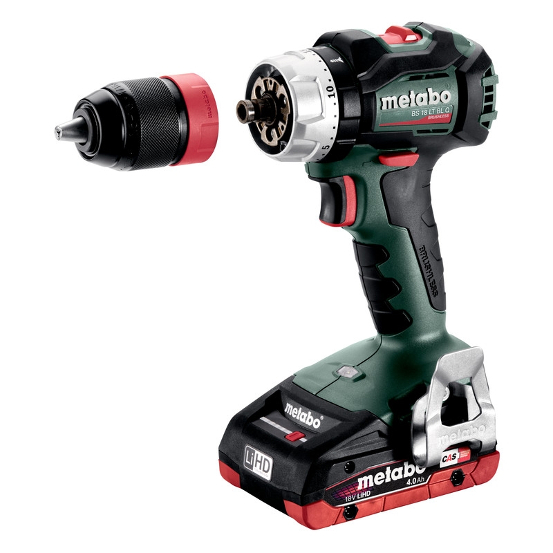 Batteridrill Metabo BS 18 LT BLQ 2X4,0AH H