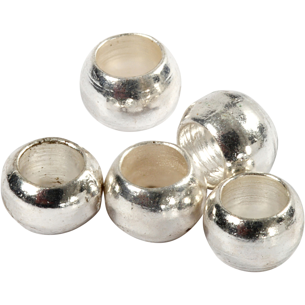 Wireklämmor, försilvrad, Dia. 2 mm, 100 st./ 1 förp. 100 st