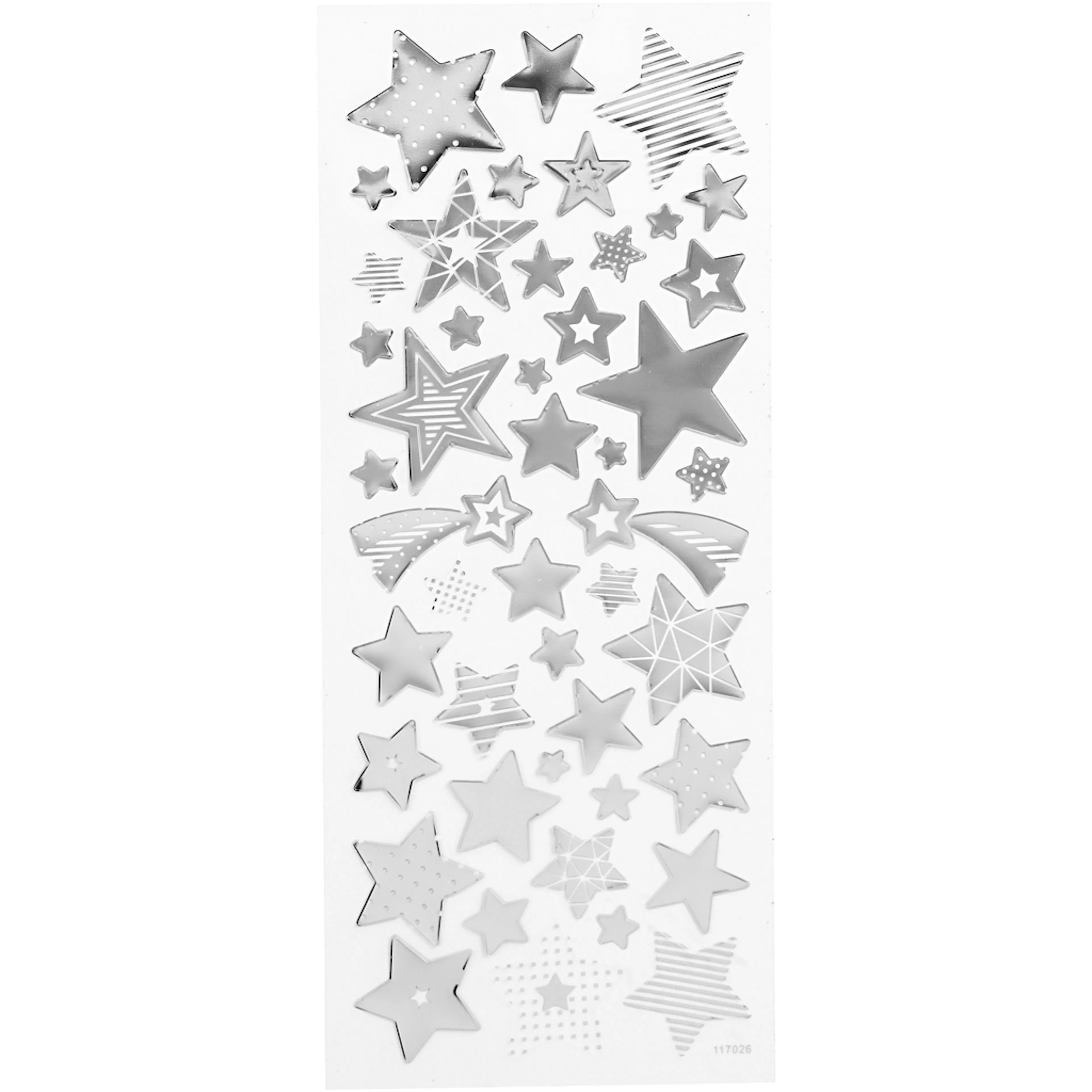 Stickers Creativ Company Stjerner 10x24 cm 1 Ark