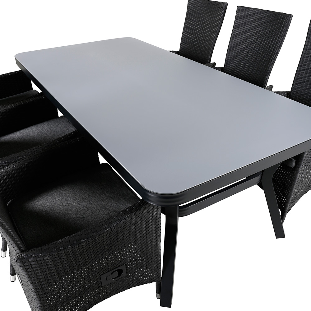 Spisegruppe Venture Home Vyn med 6 Pam Spisestoler