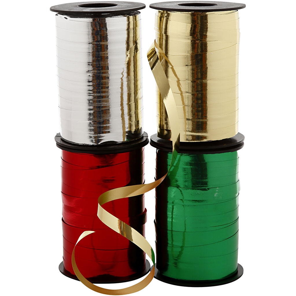 Gavebånd Creativ Company 10 mm Blank 4x250 m/1 Pk