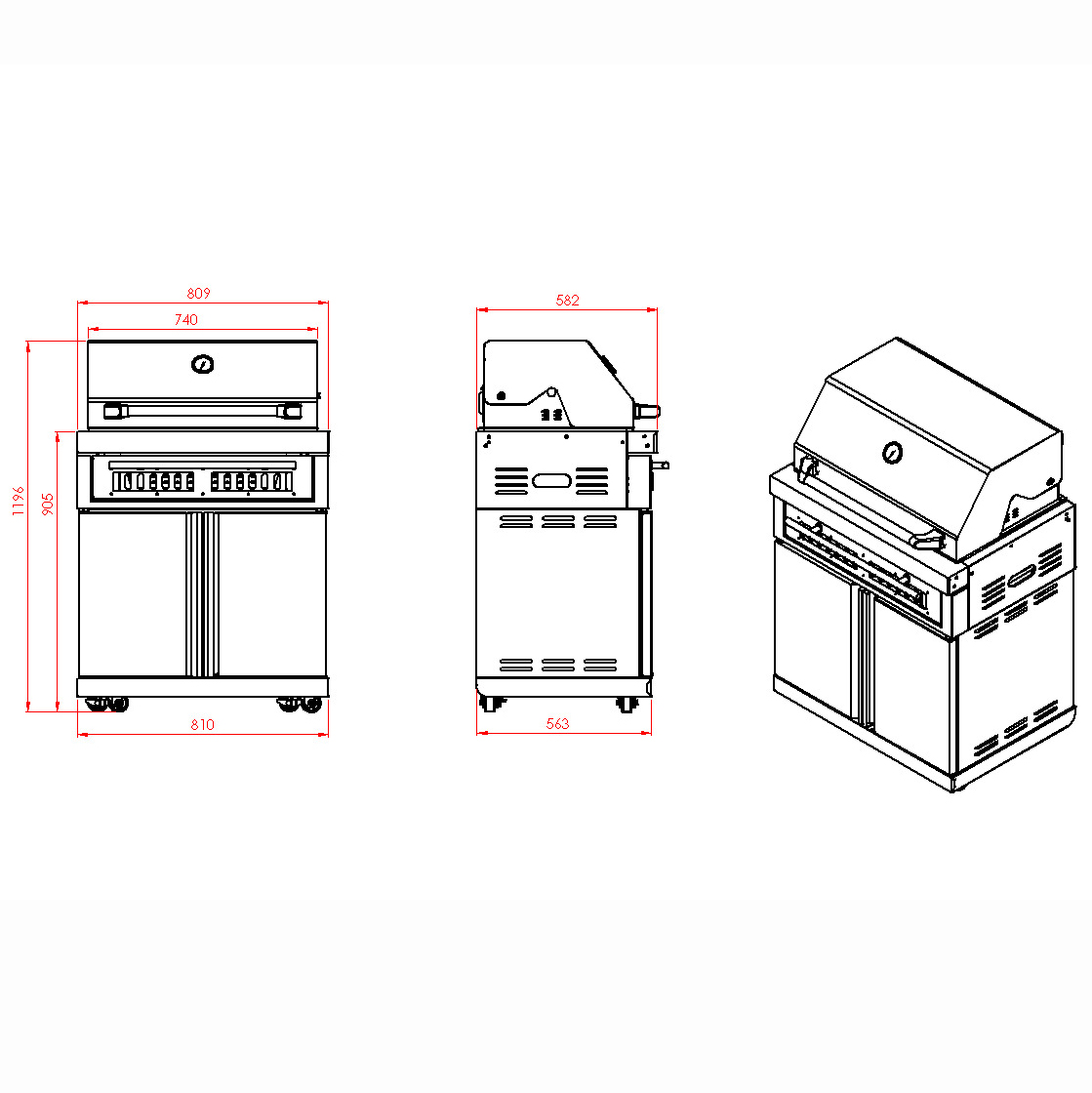 Kullgrill MyOutdoorKitchen Stainless Collection