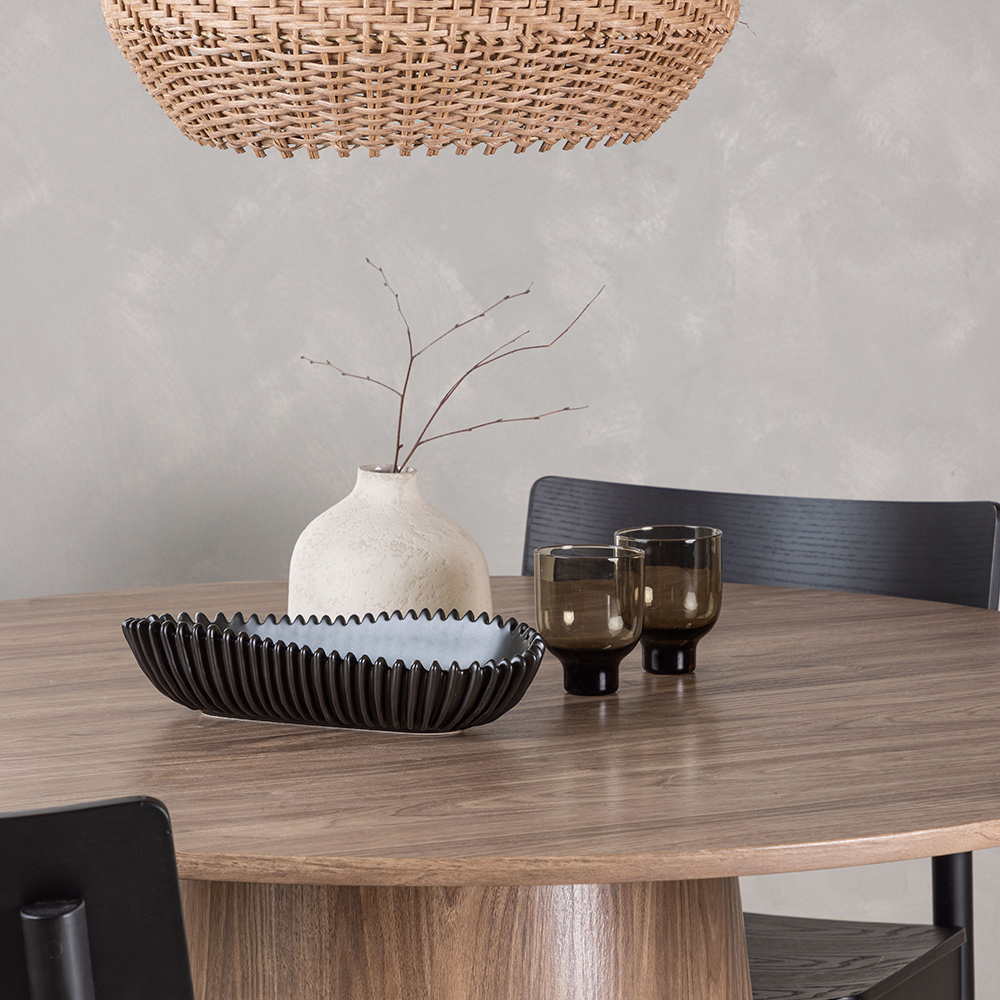 Spisegruppe Venture Home Lanzo Ø120 cm med 4 stk Montros Stoler