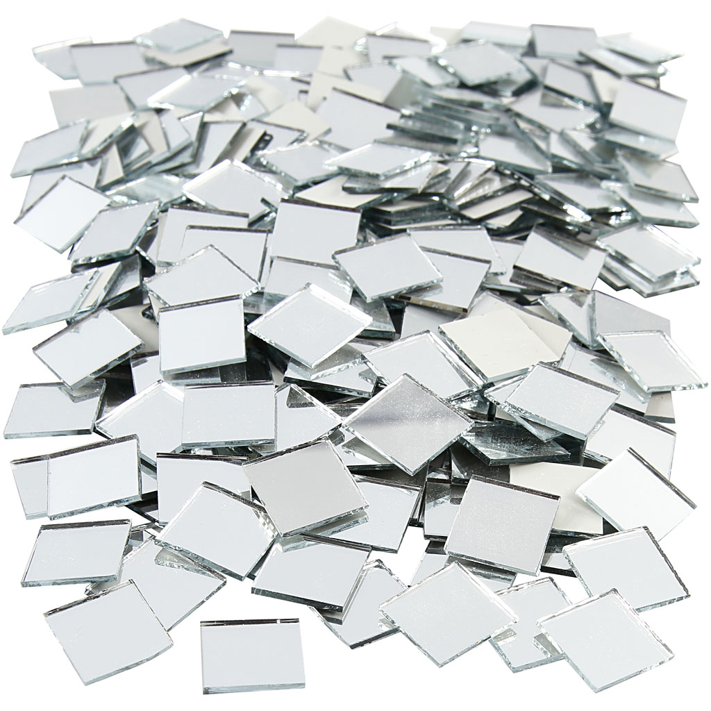 Speilmosaikk Creativ Company Str 16x16 mm 500-Pk