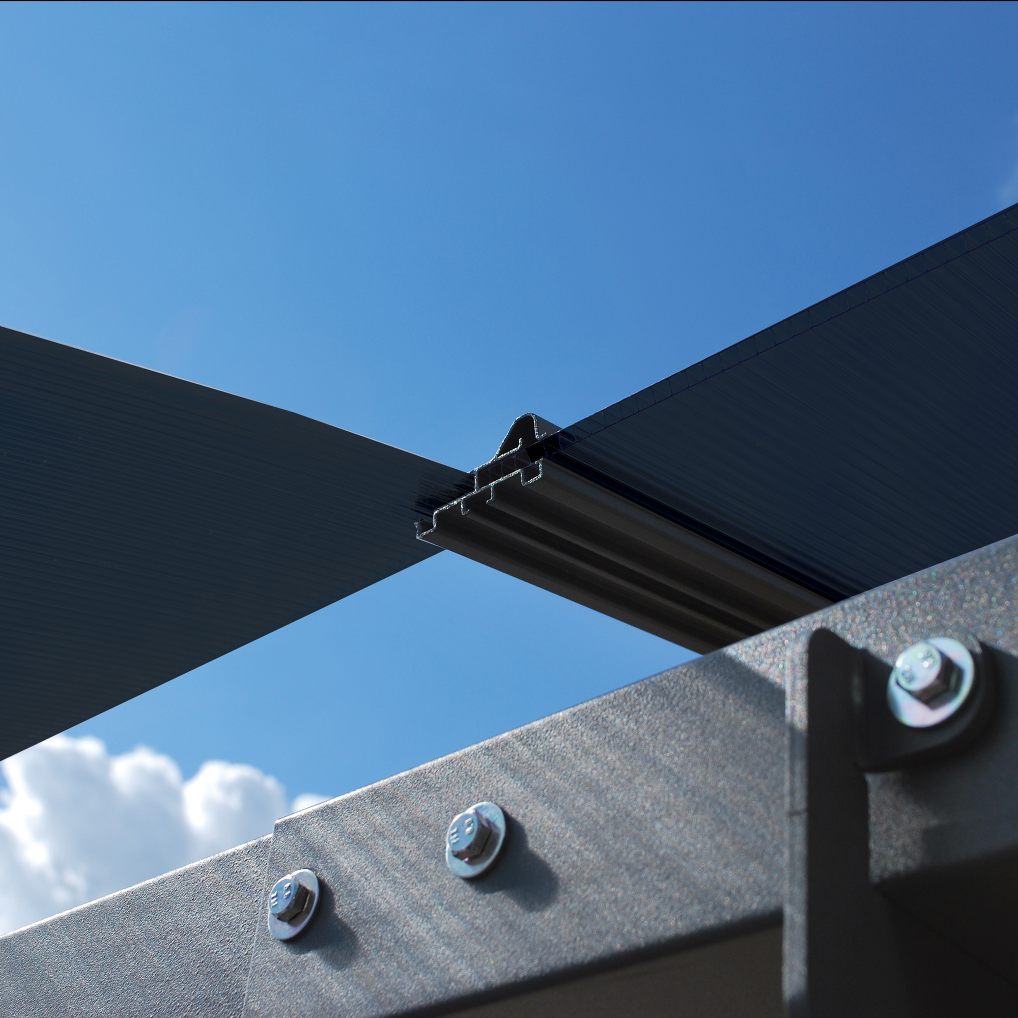 Carport Canopia av Palram Alpine i Metall for Bobil 3,6x13 m