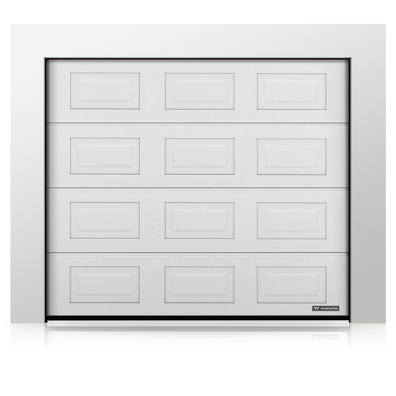 Garasjeport Grimstadporten SNP Rutepanel Hvit