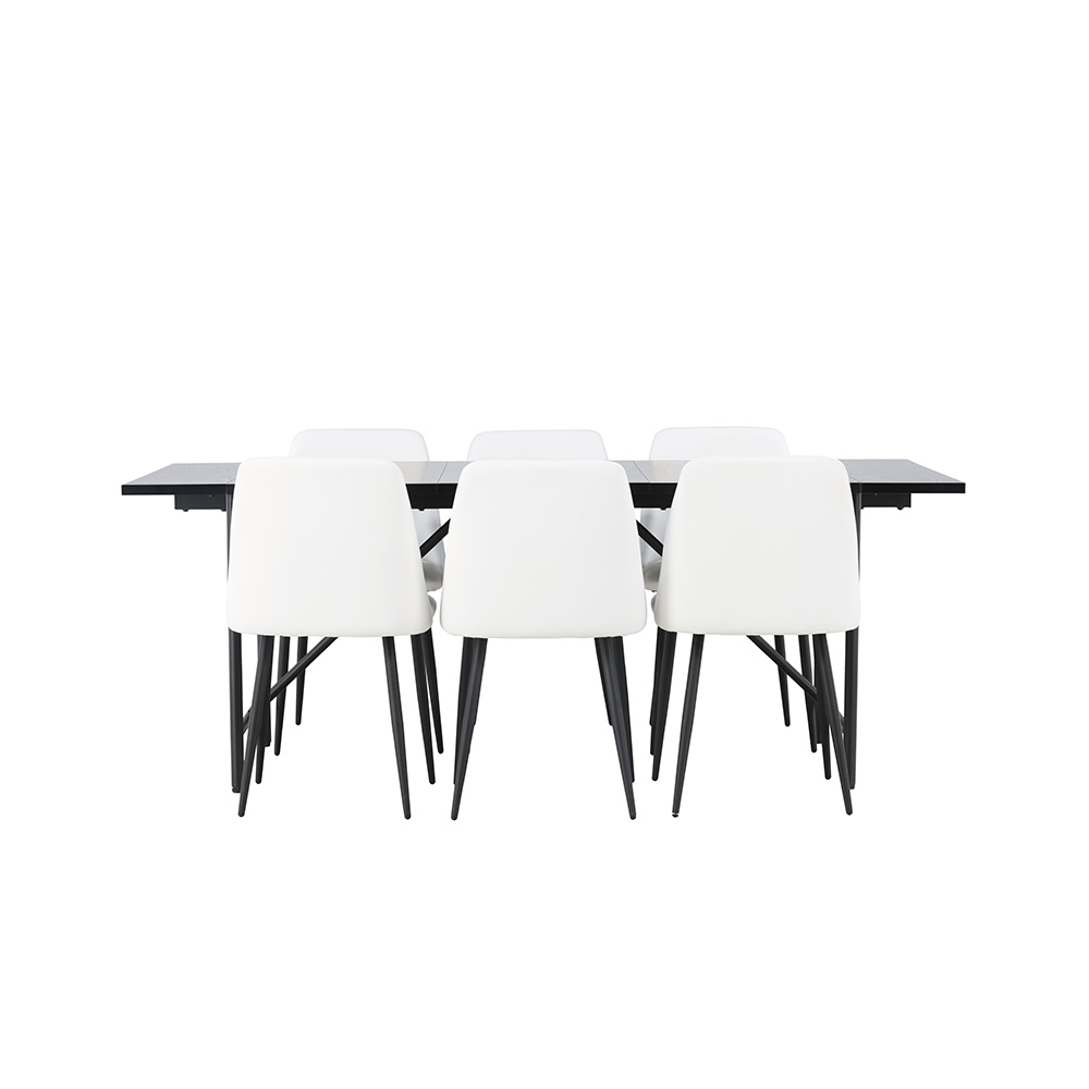Spisegruppe Venture Home Astrid med 6 Night Stoler