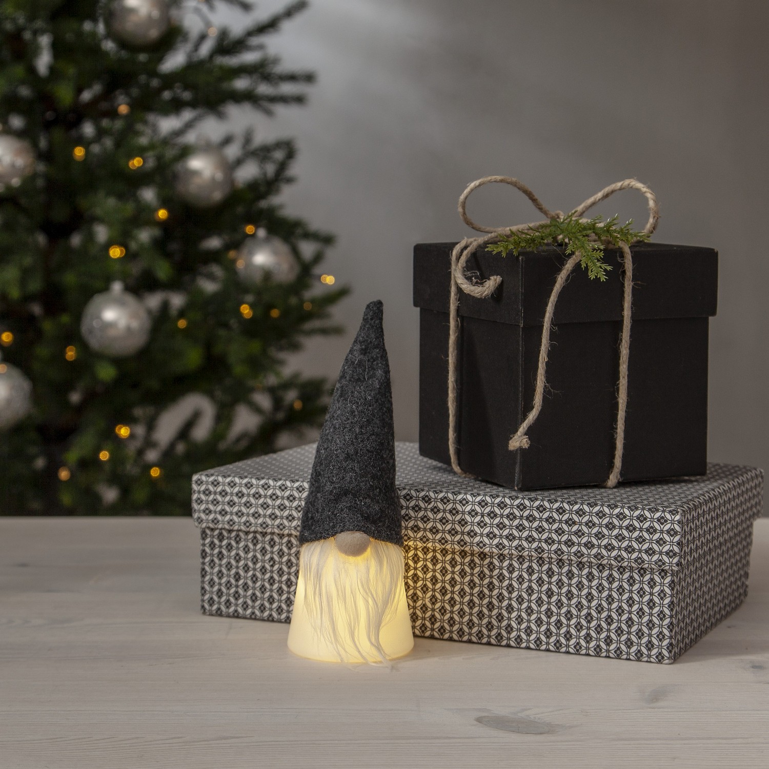 Dekorasjonsfigur Star Trading Joylight Luva Nisse