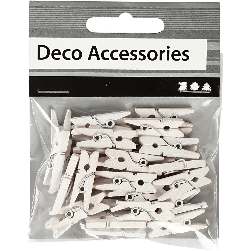 Klesklyper Mini Creativ Company 25x3 mm 36 stk/1 Pk
