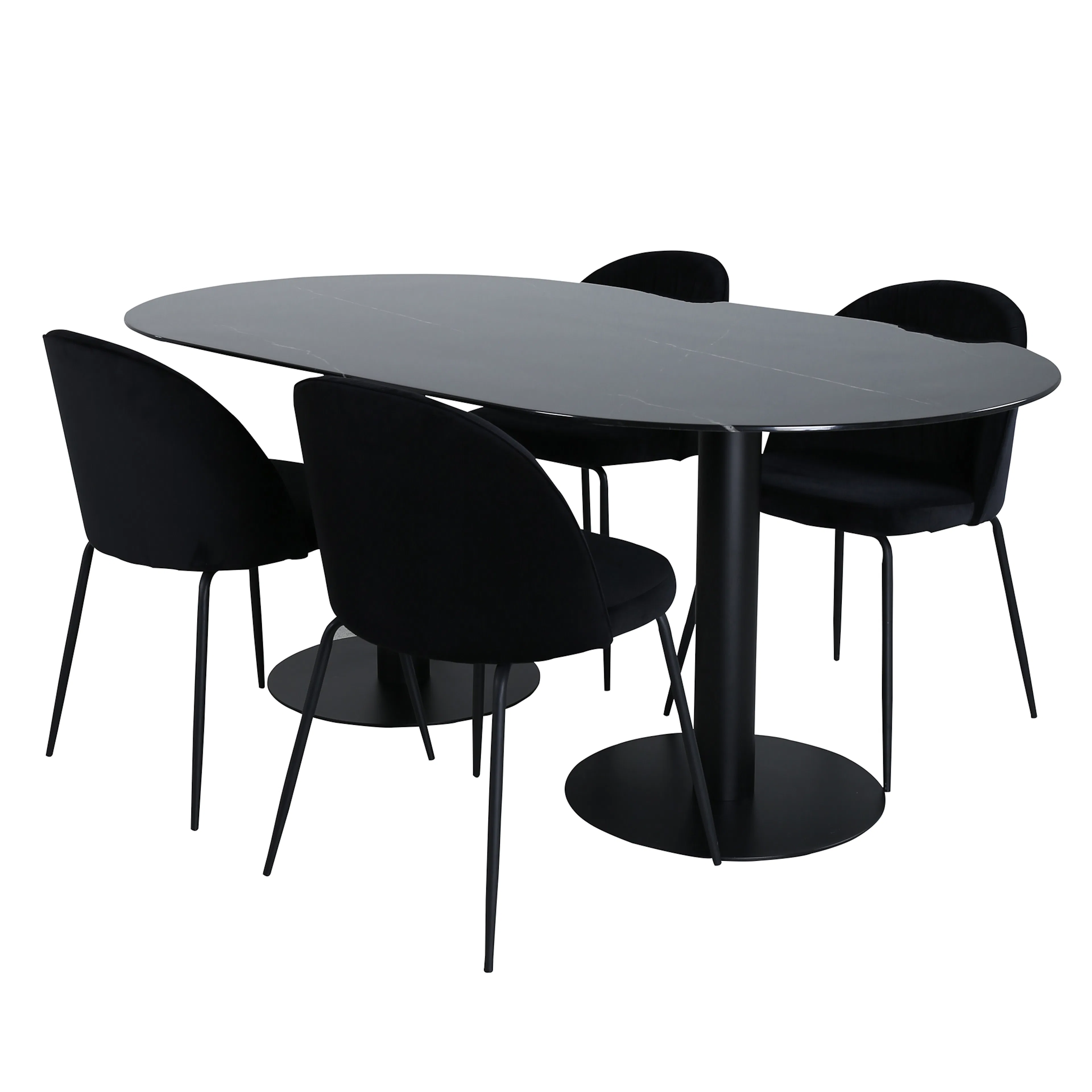 Spisegruppe Venture Home Oslo med 4 Wrigley Stoler