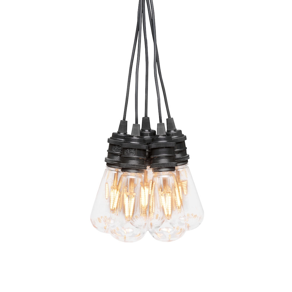 Startsett Gnosjö Konstsmide E27 10 Amber LED Dimmer