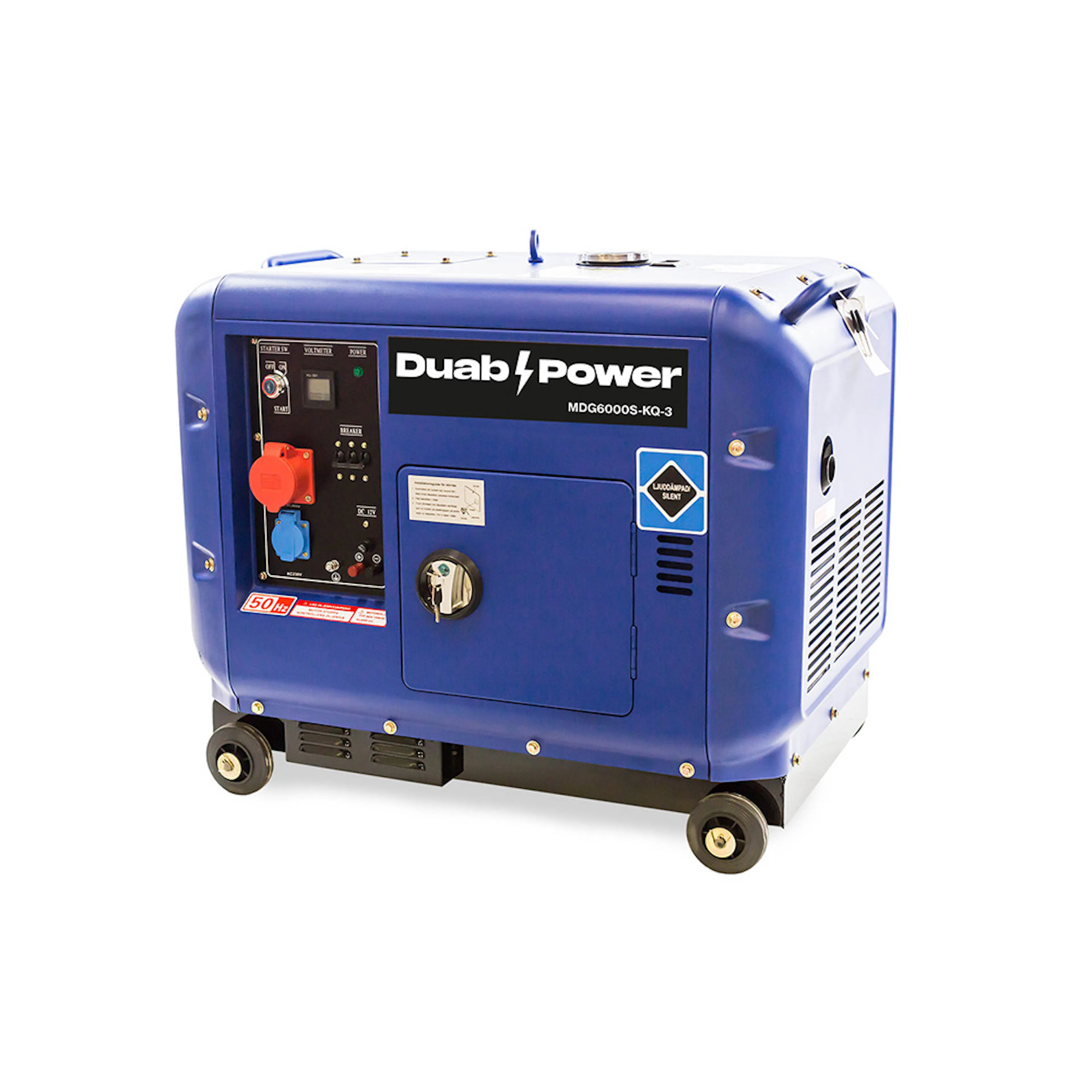 Strømaggregat Duab-Power MDG6000S-KQ-3 3-fas Diesel Stillegående