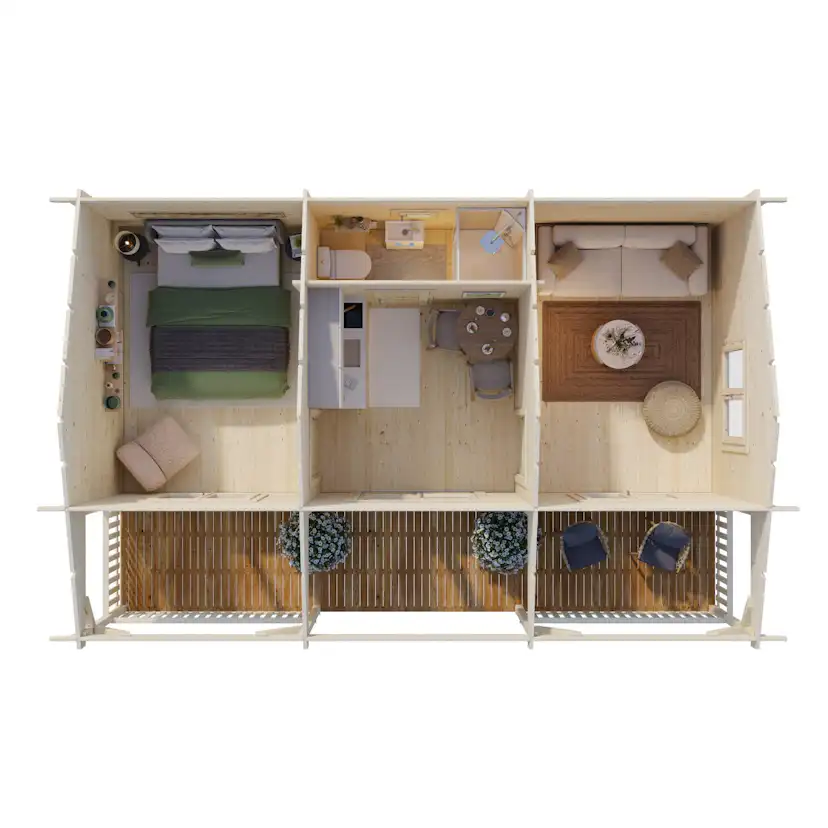 Hytte Palmako Sandra 38,6 m2