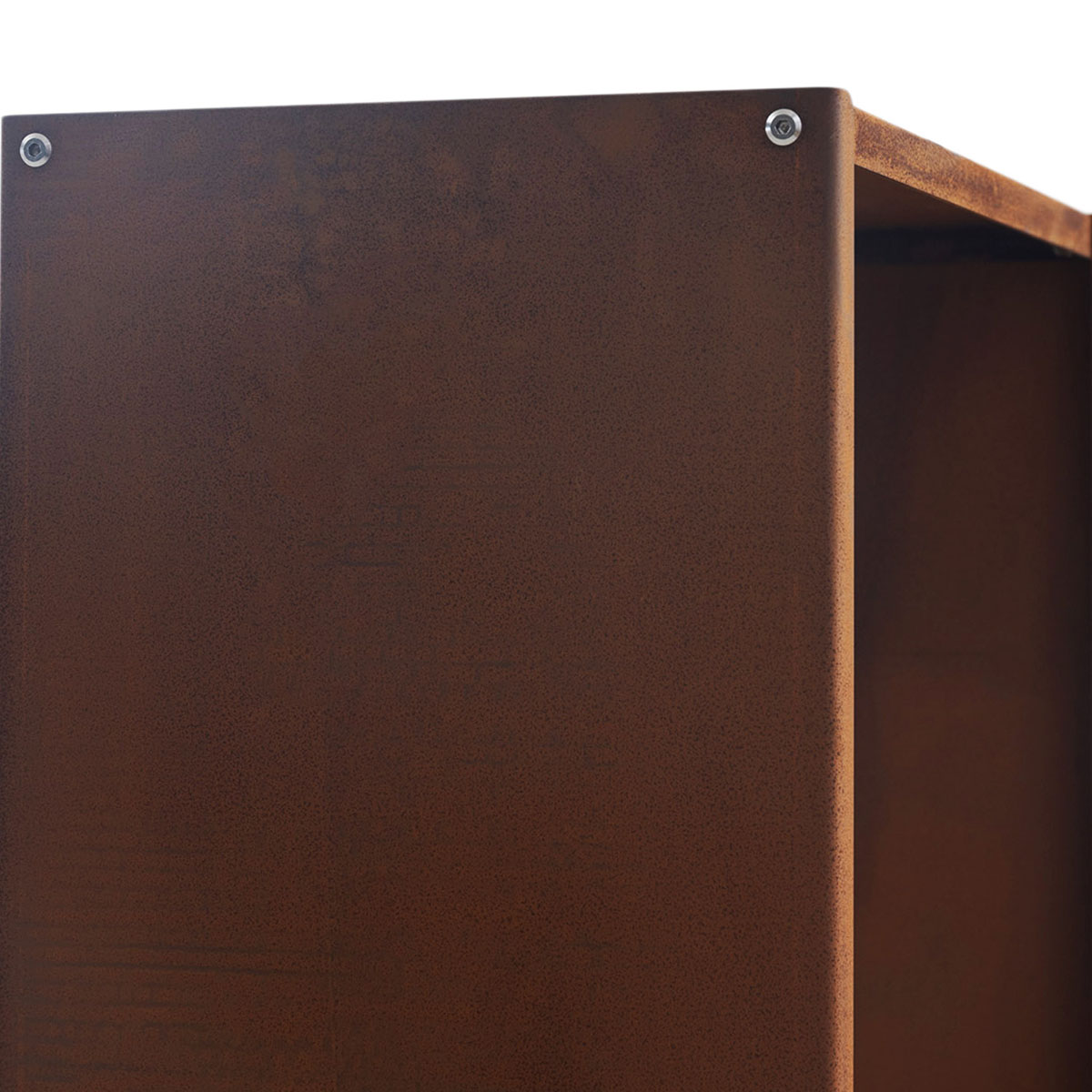 Vedstativ Lyfco Cortenstål Rektangulært