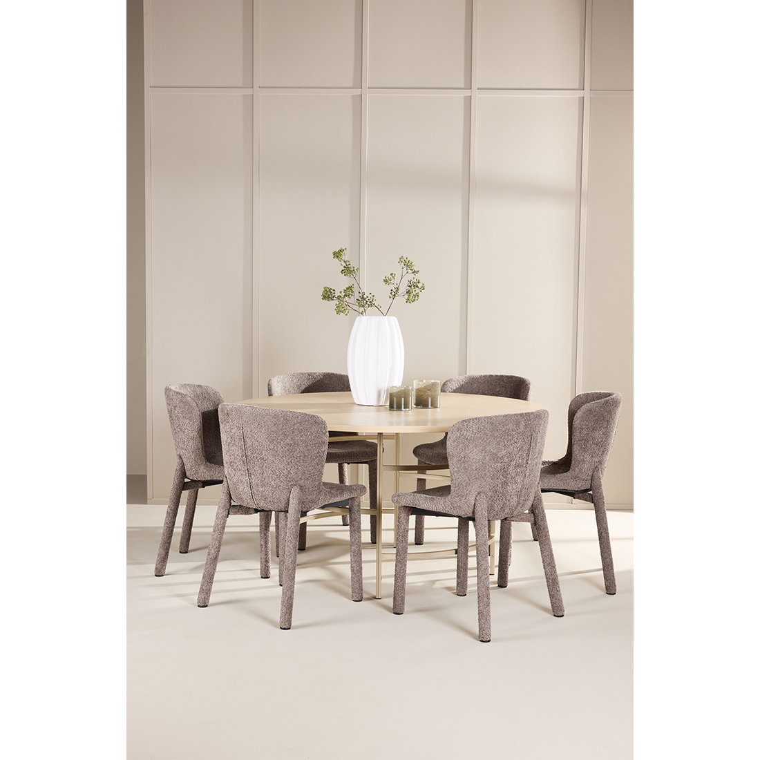 Spisegruppe Venture Home Copenhagen Ø140 cm med 6st Astoria Spisestoler
