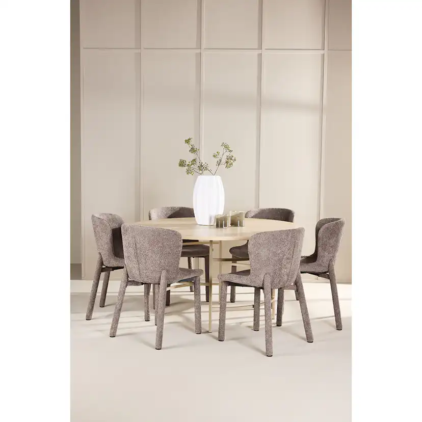 Spisegruppe Venture Home Copenhagen Ø140 cm med 6st Astoria Spisestoler