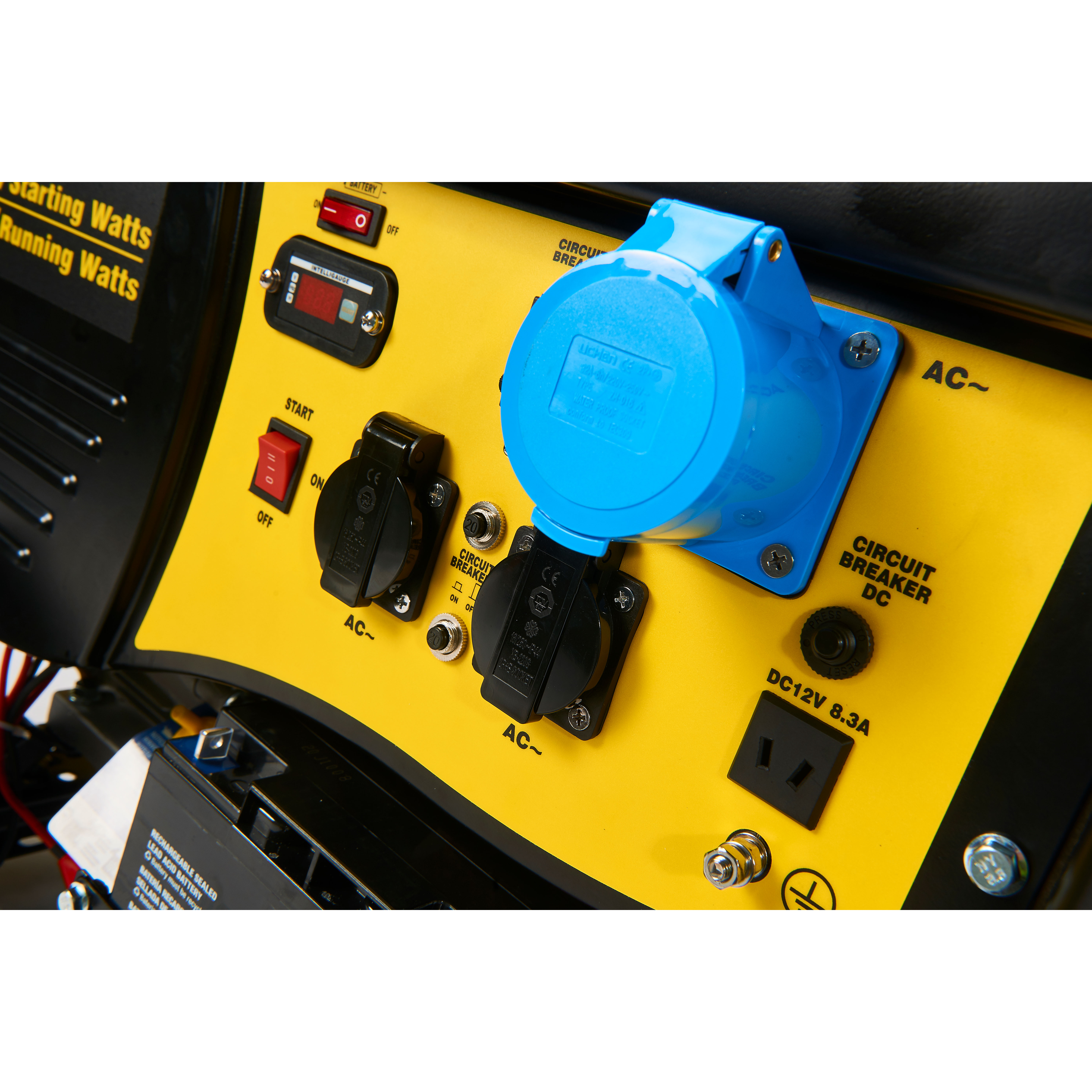 Strømaggregat Champion Generators CPG9000E2 8kW 1-fas Bensin med Fjernstart