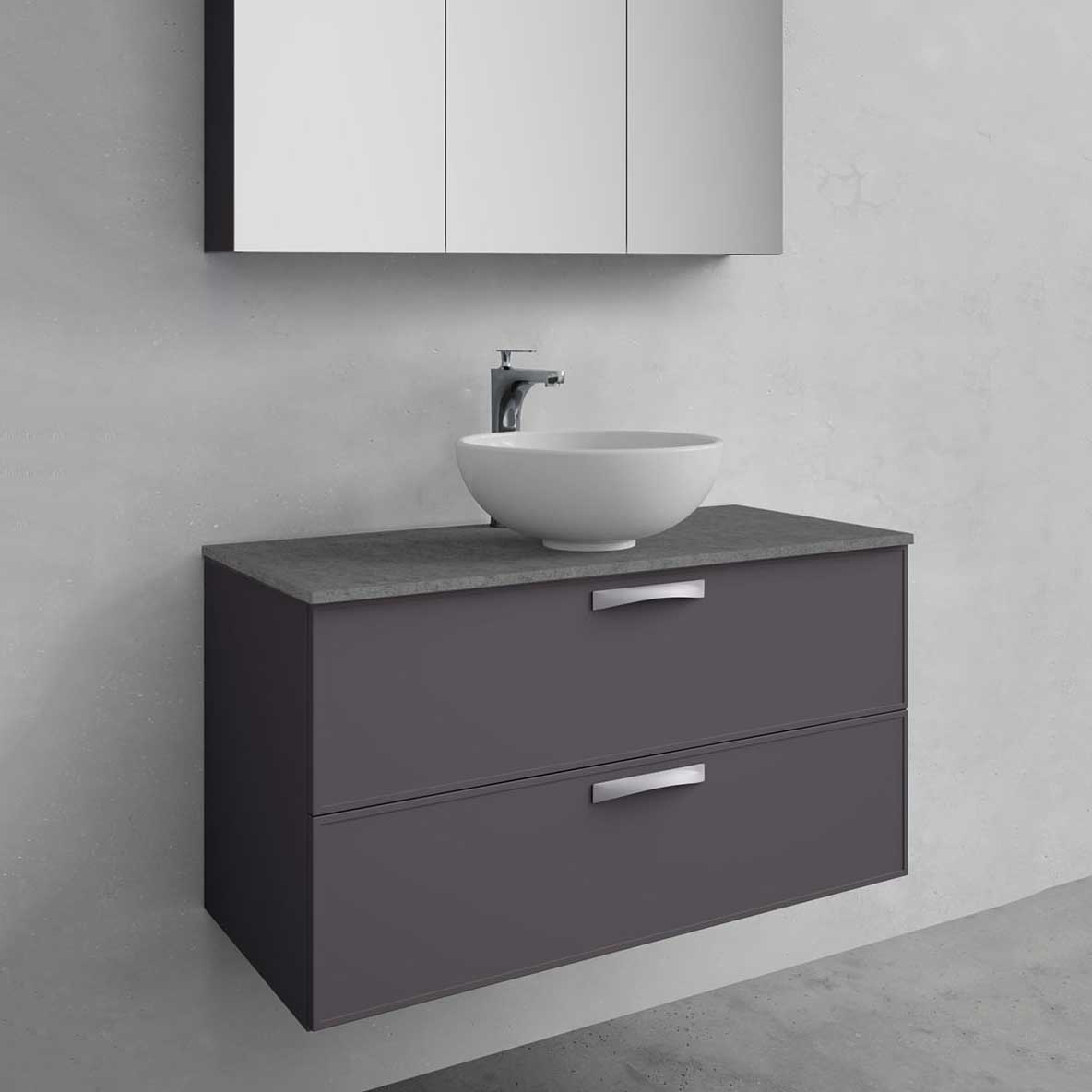 KOMMOD VOGUE ANTRACIT 1000 Antrasittgrå, Bredde:  1000 mm