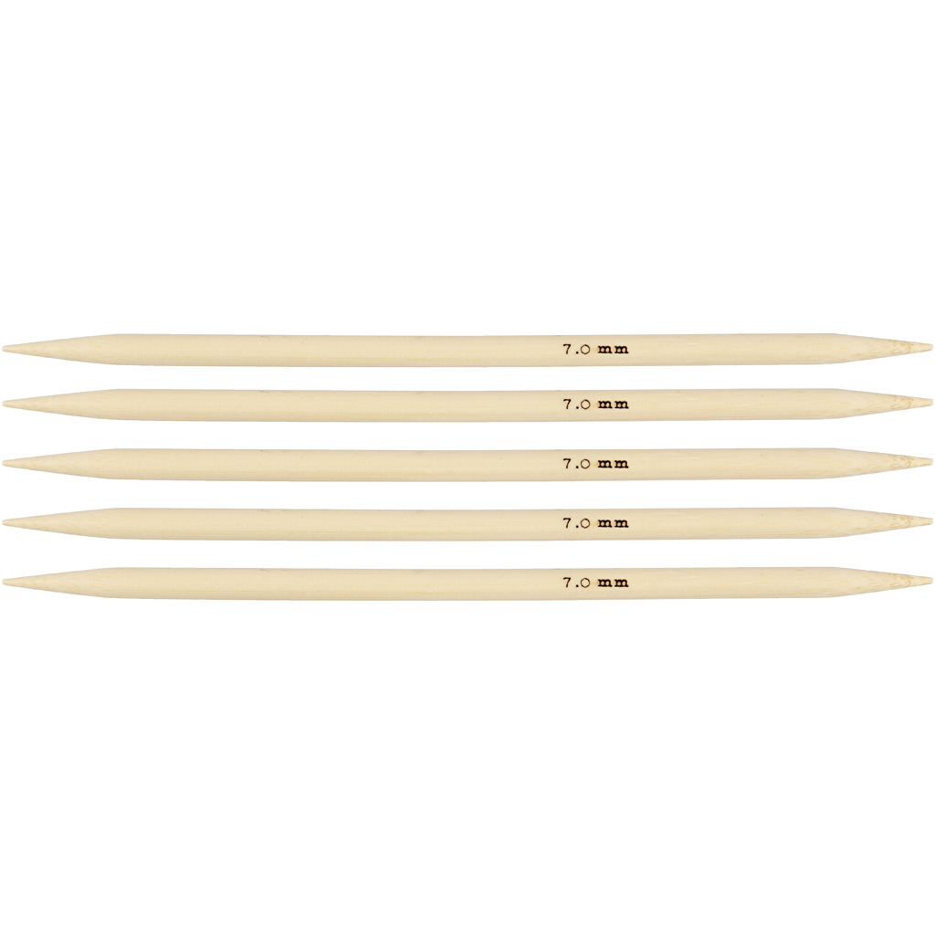 Strømpepinner Creativ Company L  20 cm Str 7 1 sett