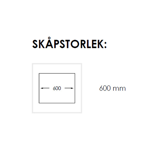 Kjøkkenvask Nordic Tech Radius 60 K X