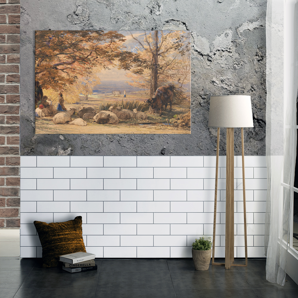 Flis Arredo Color Pure Hvit Blank 10x30 cm