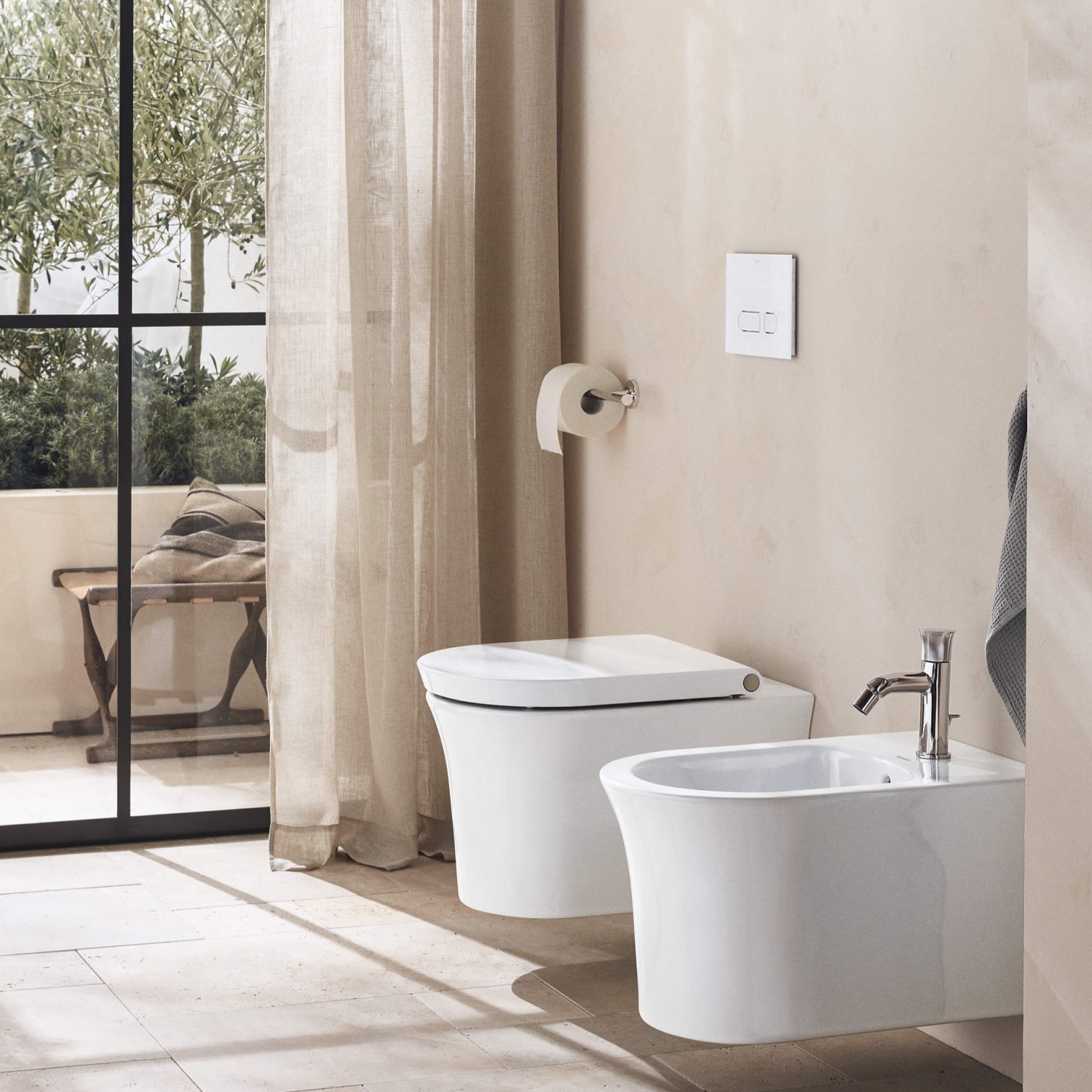Vegghengt Toalett Duravit White Tulip uten Toalettsete