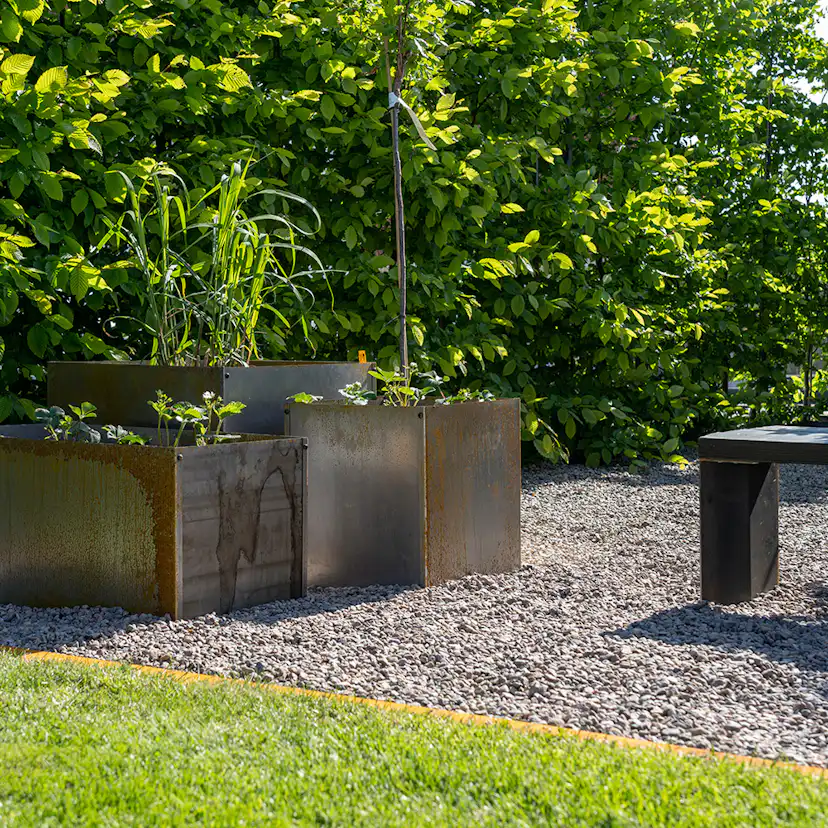 Plantekasse Skotte Garden Corten