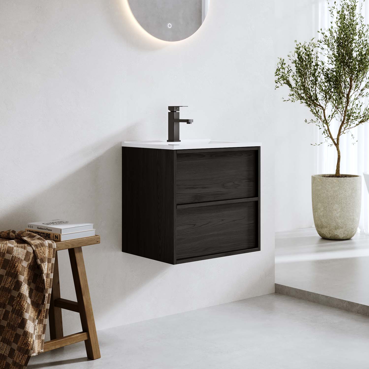 Tvättställsskåp Bathlife Charm med Tvättställ