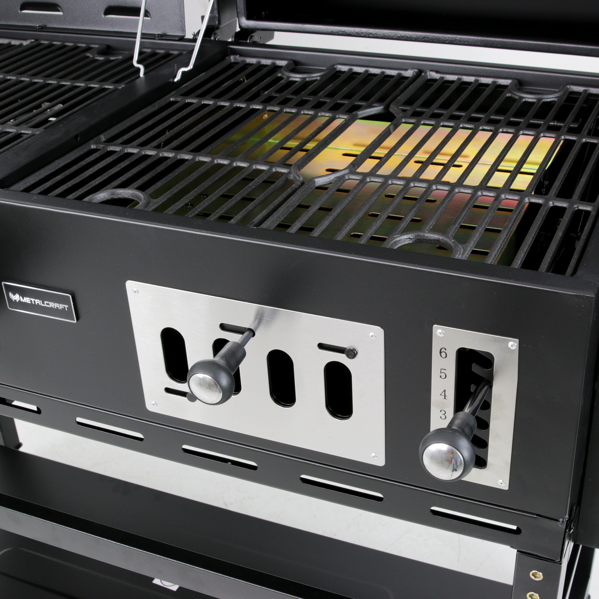 Gass/Kullgrill Metalcraft Cleveland med Røyk