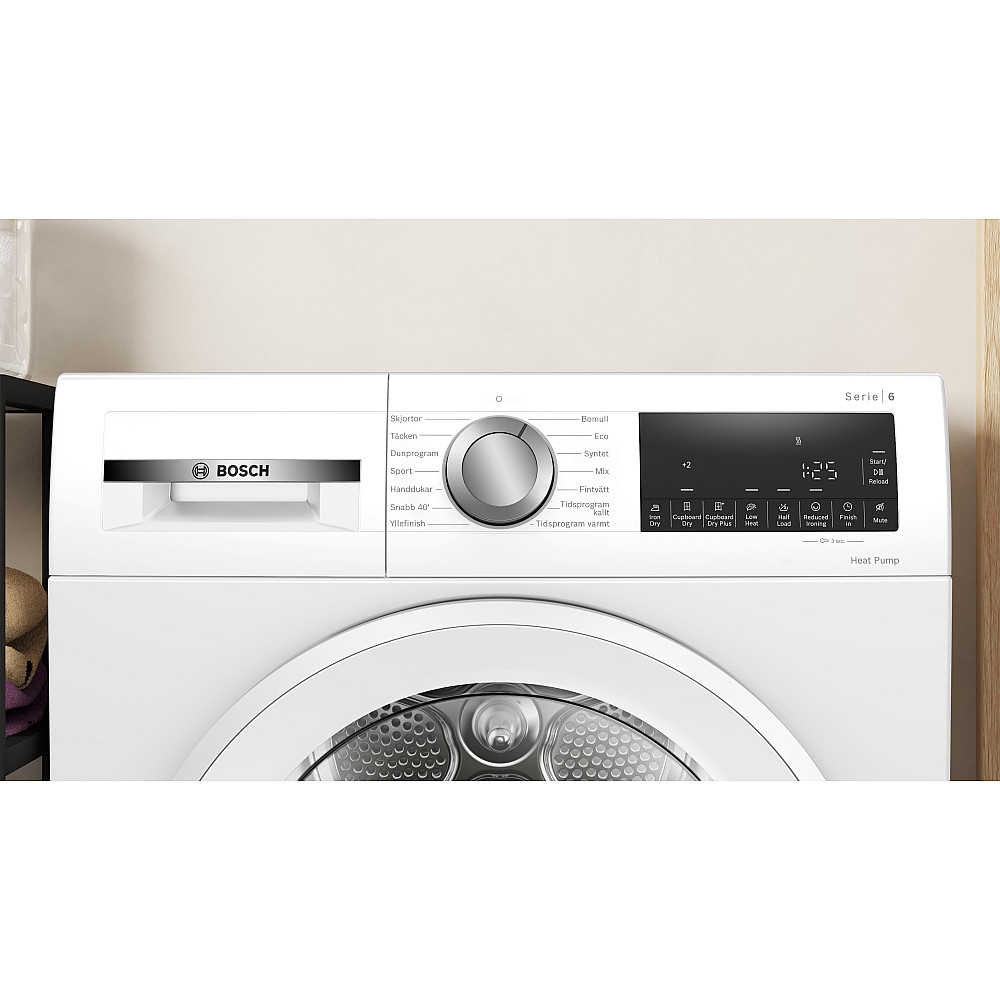 Vaskemaskin og Tørketrommel Bosch WGG244ZMSN + WQG2420ASN Serie 6 Energibesparende