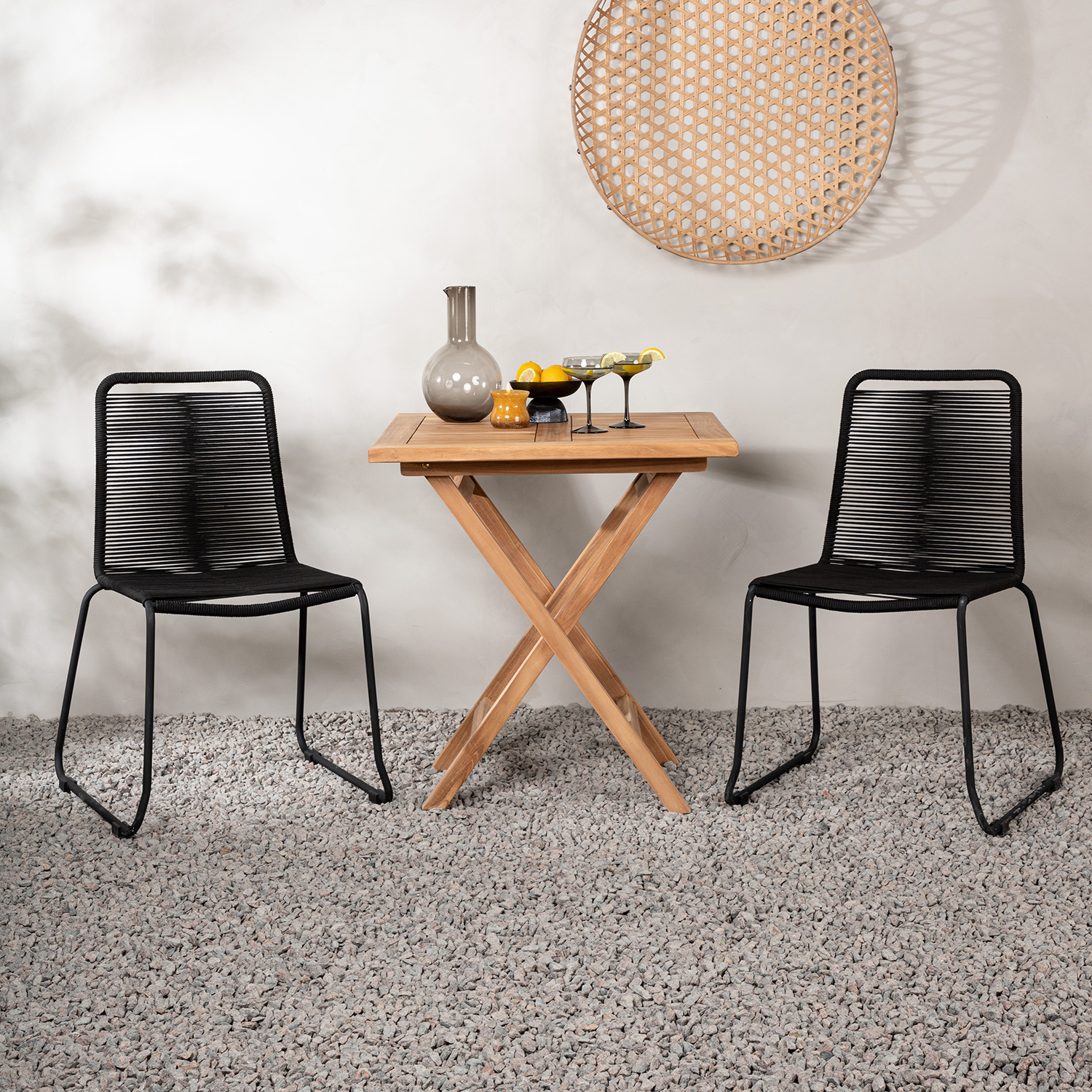 Cafébord Venture Home Kenya Teak 70x70cm