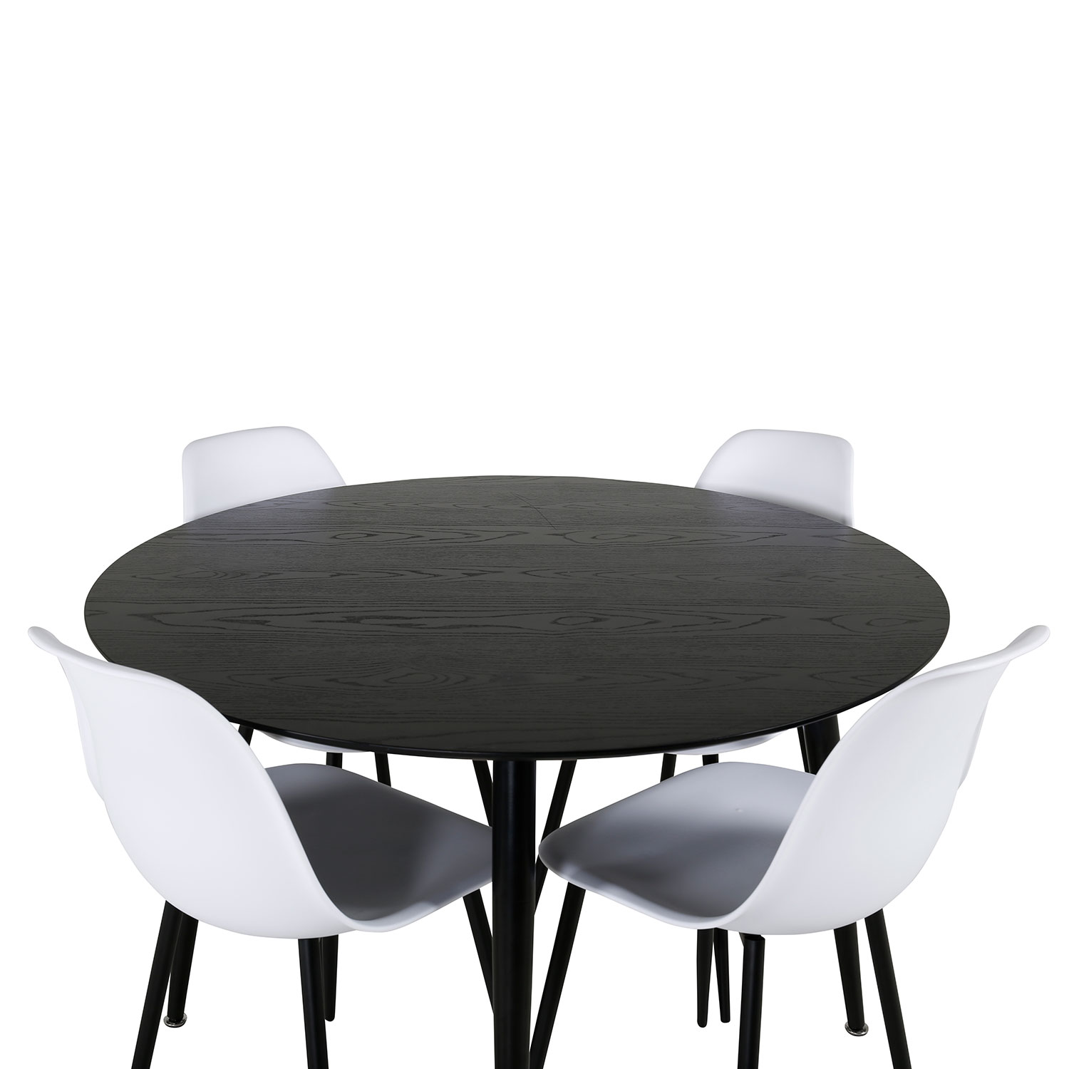 Spisegruppe Venture Home Dipp med 4 Polar Plastic Stoler